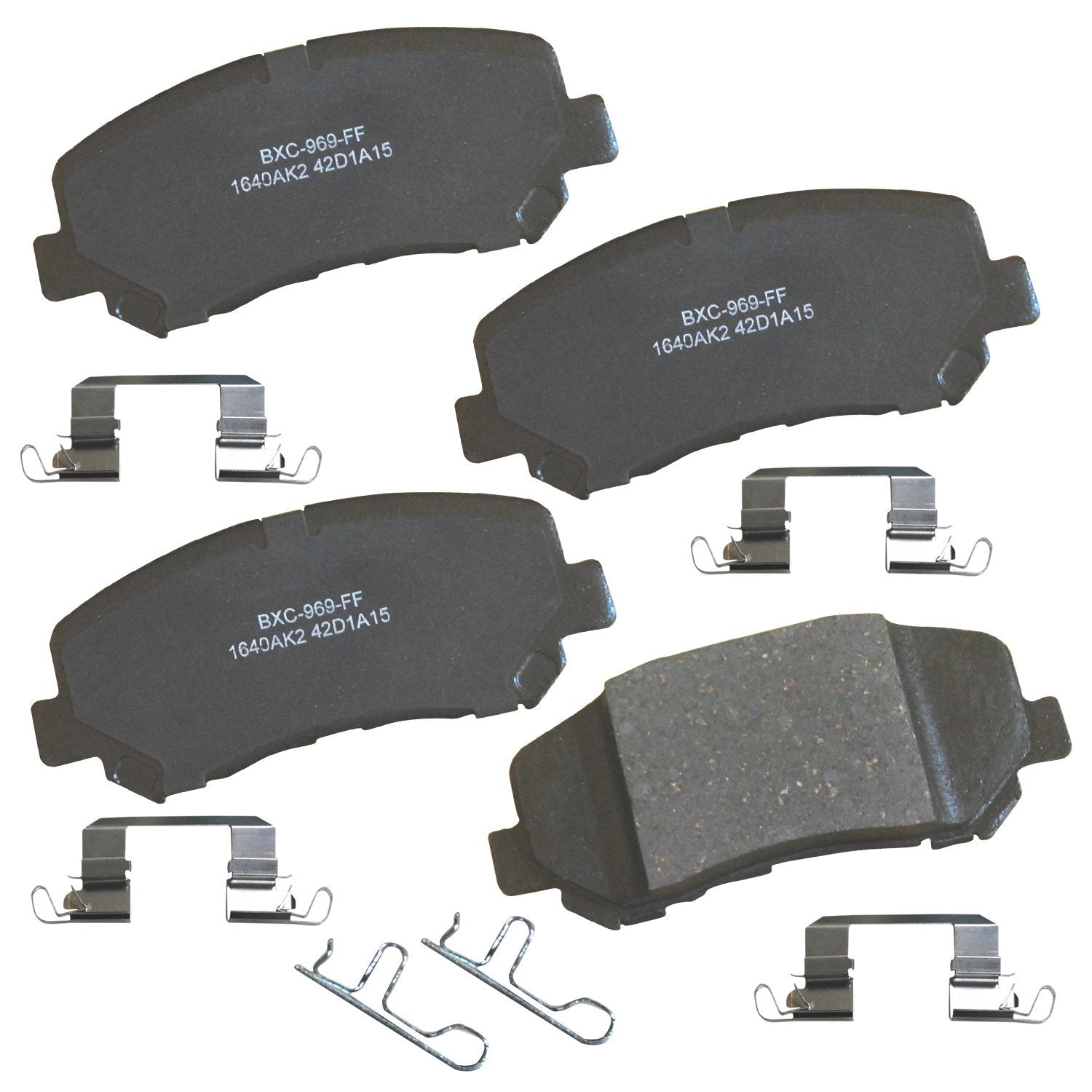 Bendix Premium Sbc1640Ak2 Ceramic Front Brake Pads For Chrysler 200 2017-2015, Jeep Cherokee 2019
