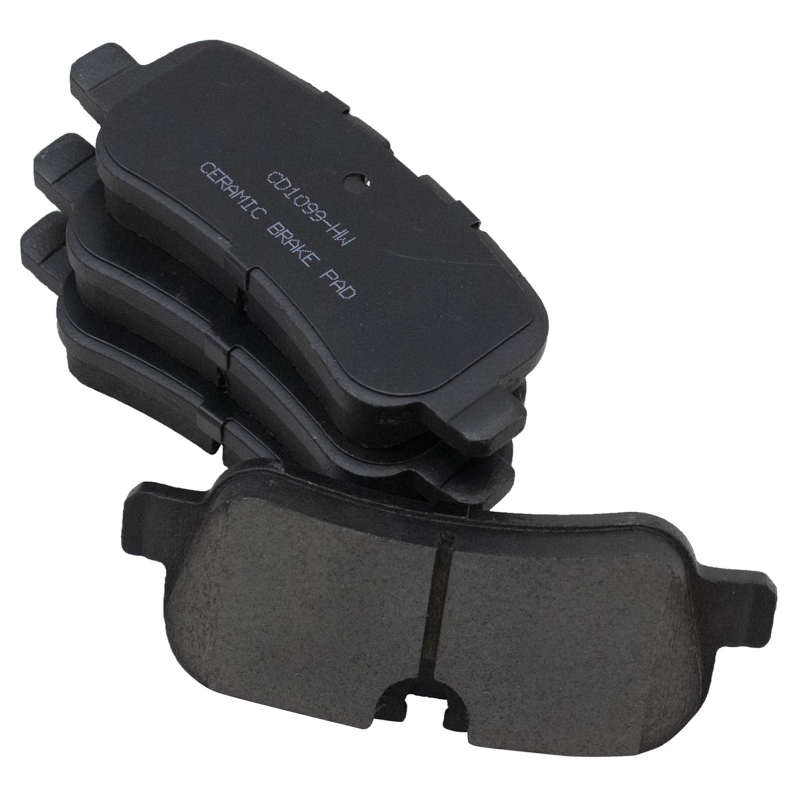 TRQ Rear Brake Pads Ceramic Compatible with 2005-2009 Land Rover LR3 2010-2016 LR4 2006-2009 Range Rover Range Rover Sport