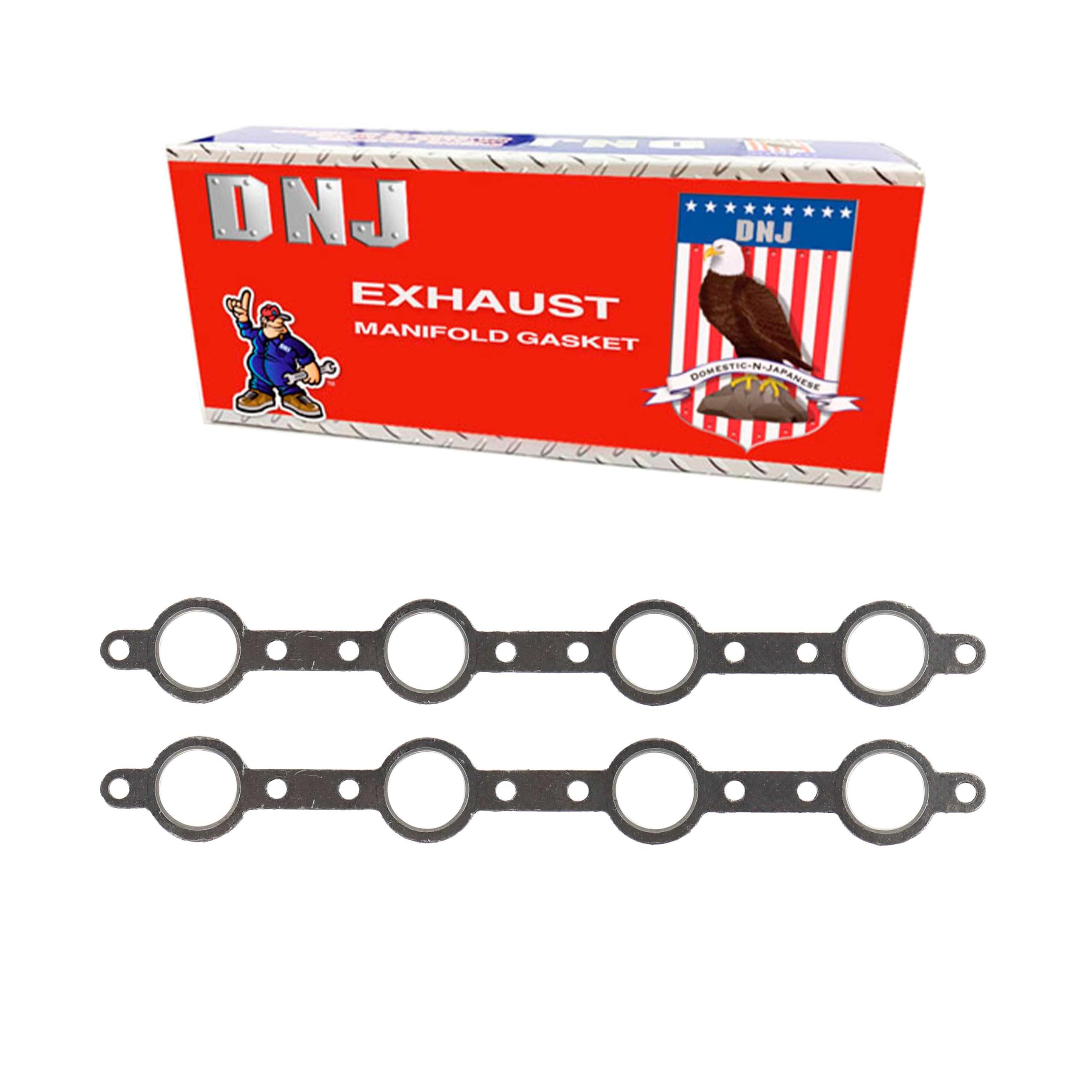 DNJ EG4200 Exhaust Manifold Gasket for 1994-2003 / Ford/Super Duty, Excursion, F-250, F-250 Super Duty, F-350, F-350 Super Duty / 7.3L / OHV / V8 / 16V / 445cid F