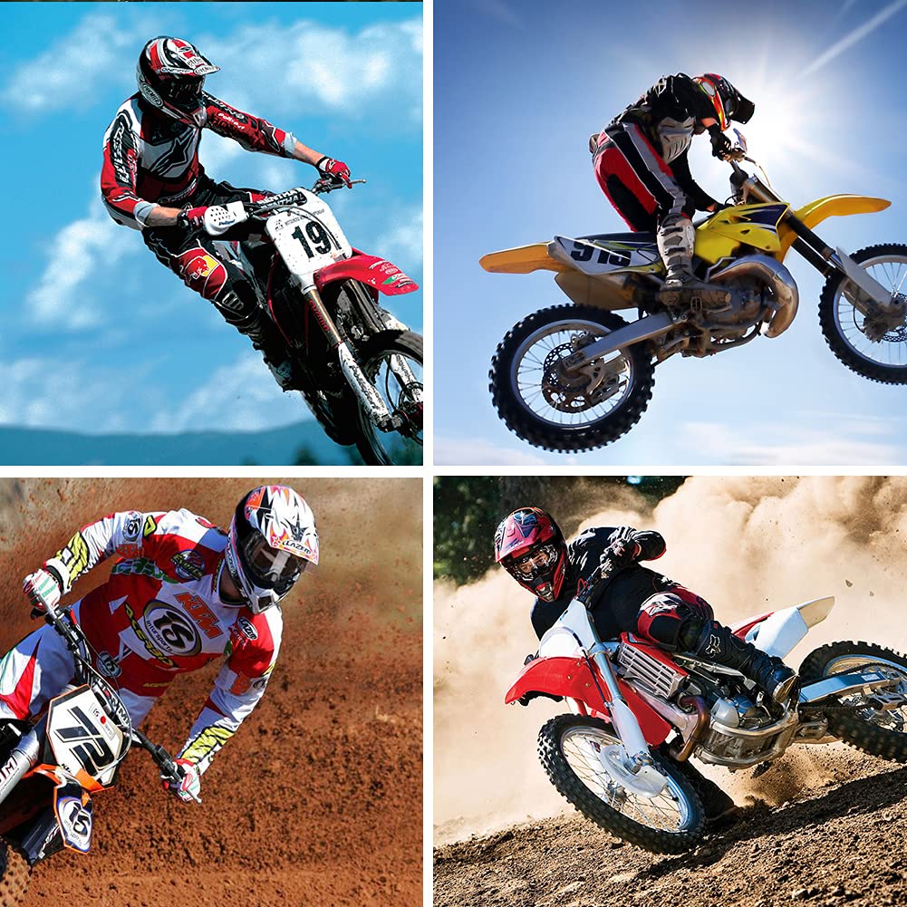 ATV Goggles Dirt Bike Goggles 2-Pack Motorcycle Goggles For Men Women Motocross Goggles Bike Riding Goggles Offroad Goggles Ski