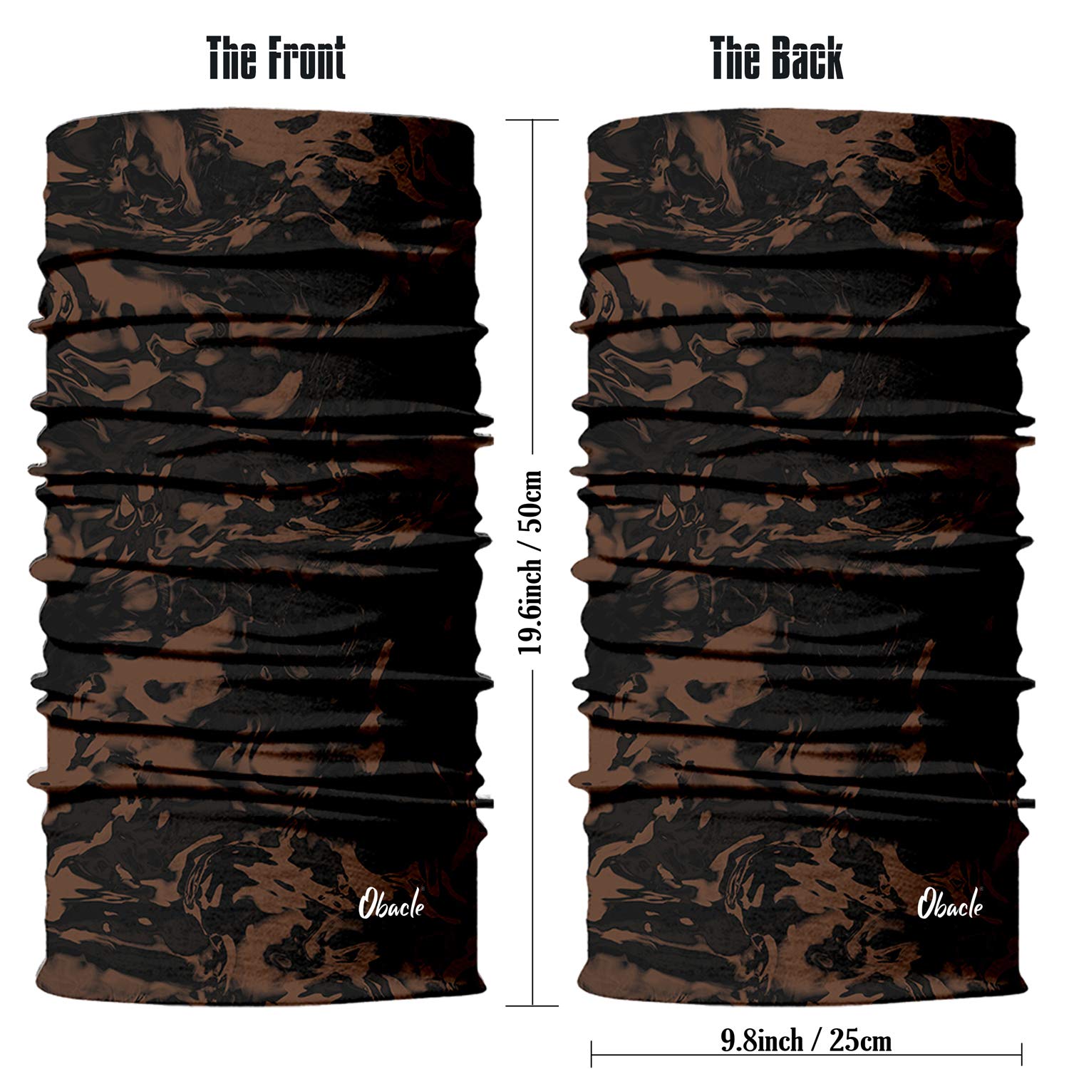 Obacle Face Mask For Sun Dust Wind Protection Breathable Seamless Face Mask Headband Bandana For Men Women Thin Neck Gaiter For