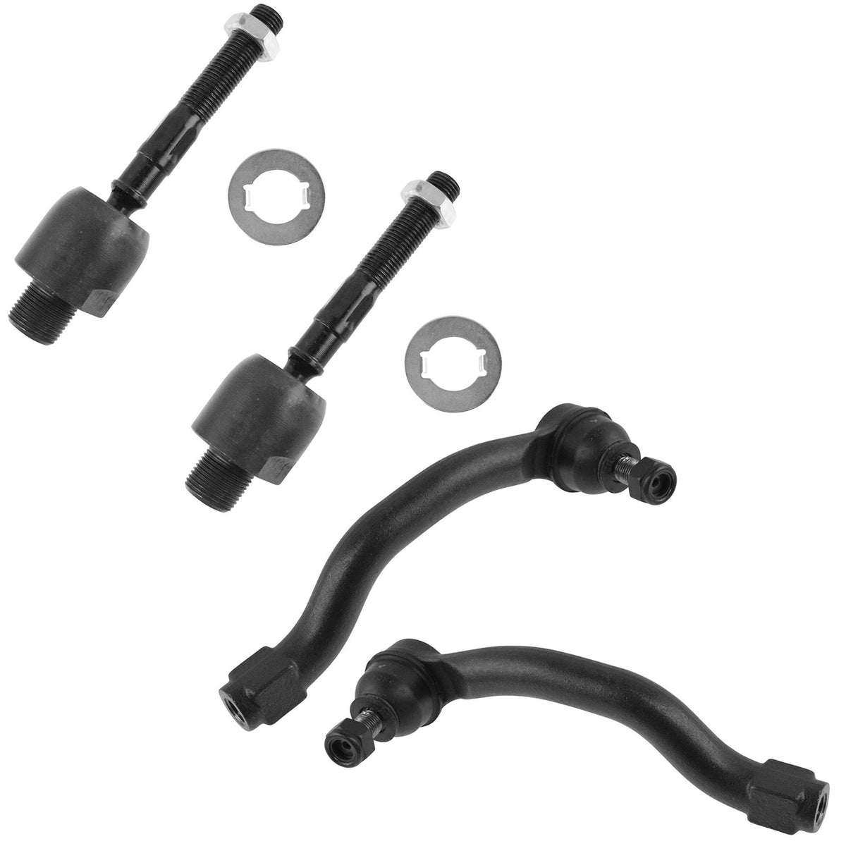 Trq Front Tie Rod Set Compatible With 2008-2012 Honda Accord