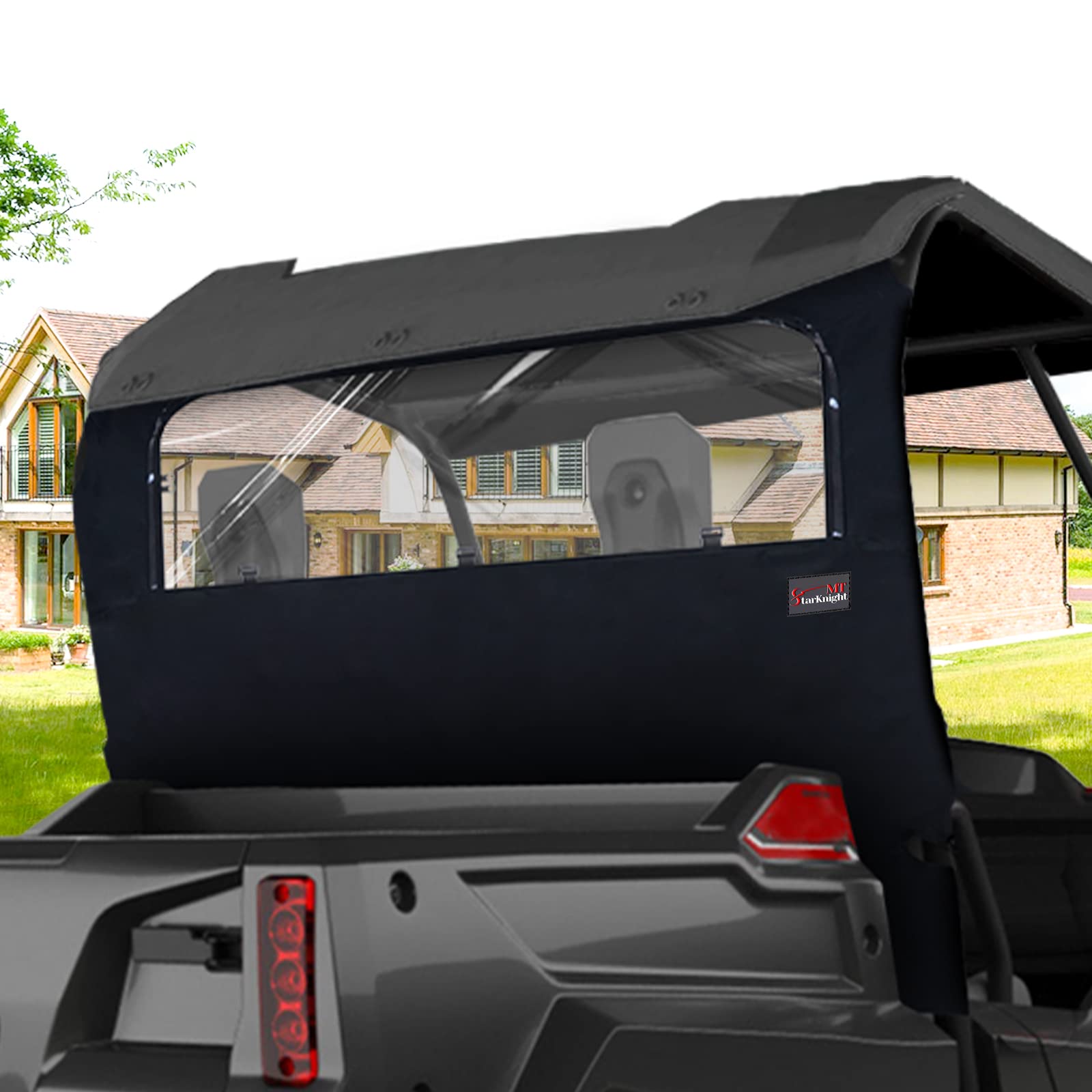 Starknightmt Pioneer 700 Soft Rear Window, Back Dust Panel With Zipper Compatible With 2014-2023 Pioneer 700/700-4 Durable Rainp