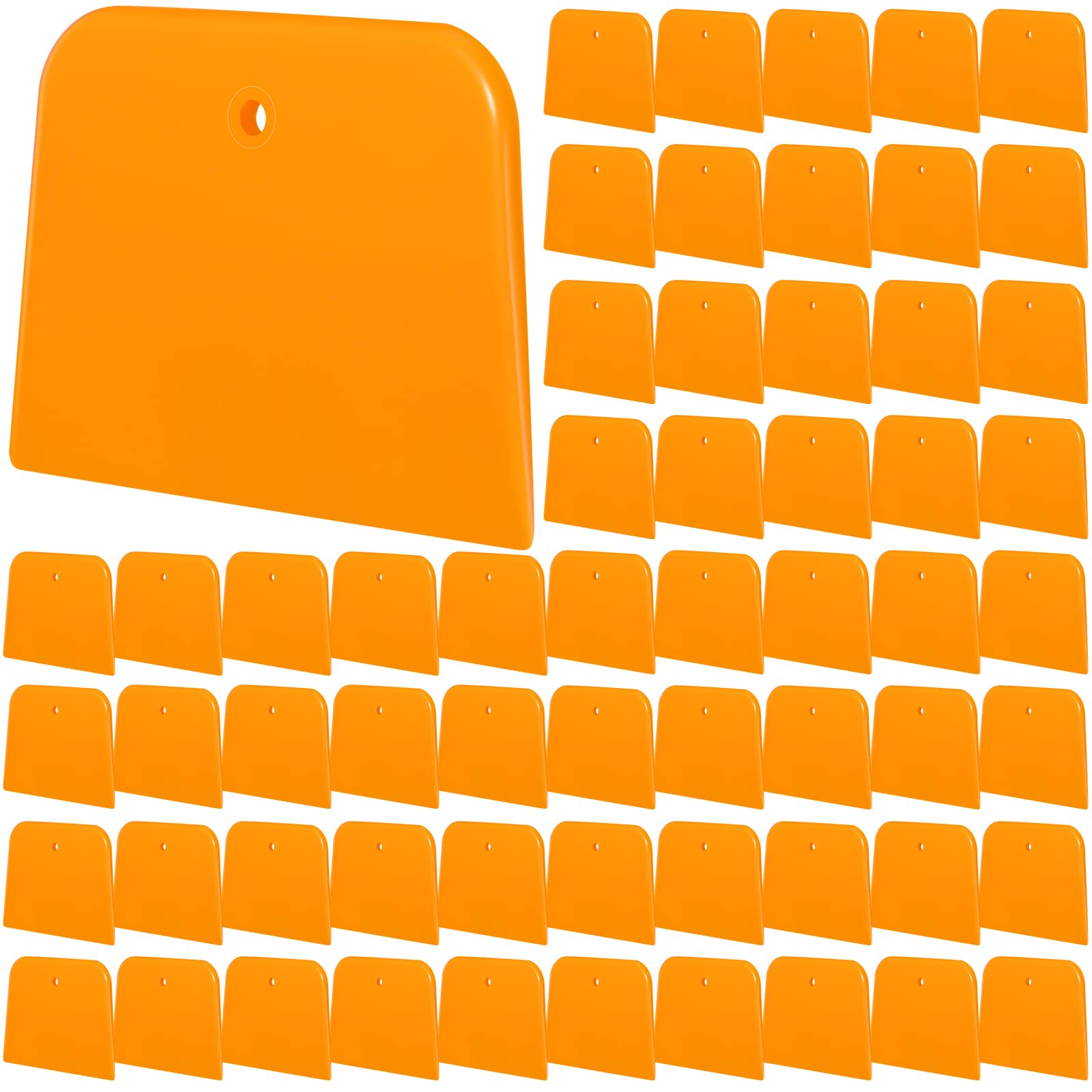 Frienda Body Filler Spreaders Plastic Tools For Automotive Applying Putties Glazes Caulks And Paint(60 Pcs,3.5 X 2.6 X 3.9 In)