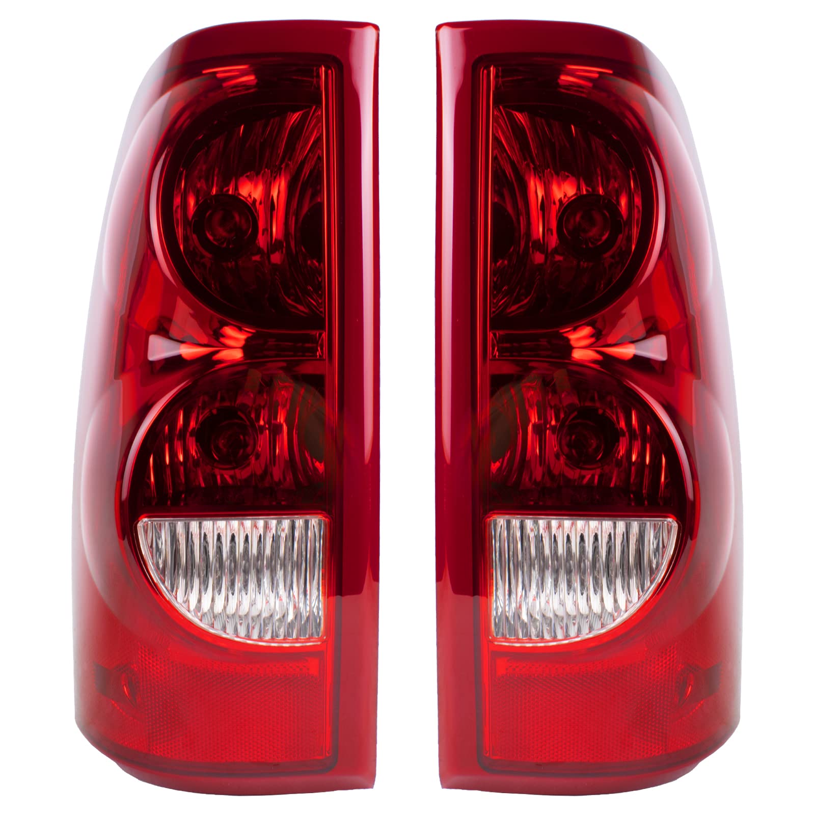 Boine Tail Light Compatible With 2003 2004 2005 2006 Chevy Silverado 1500 2500 3500 Driver and Passenger Side Rear Light Brake L