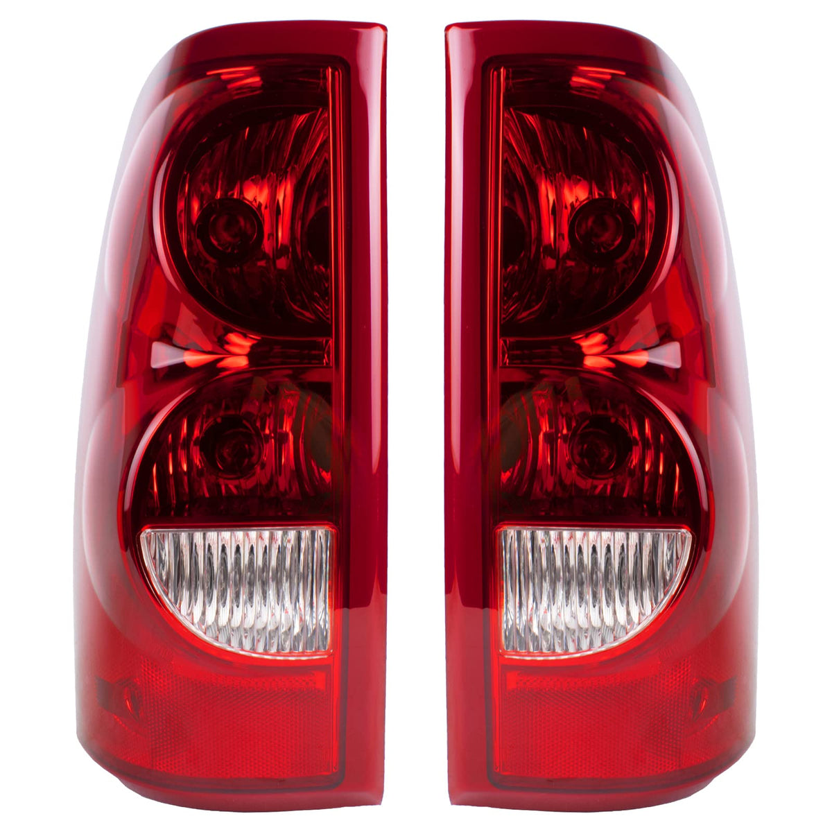 Boine Tail Light Compatible With 2003 2004 2005 2006 Chevy Silverado 1500 2500 3500 Driver and Passenger Side Rear Light Brake L