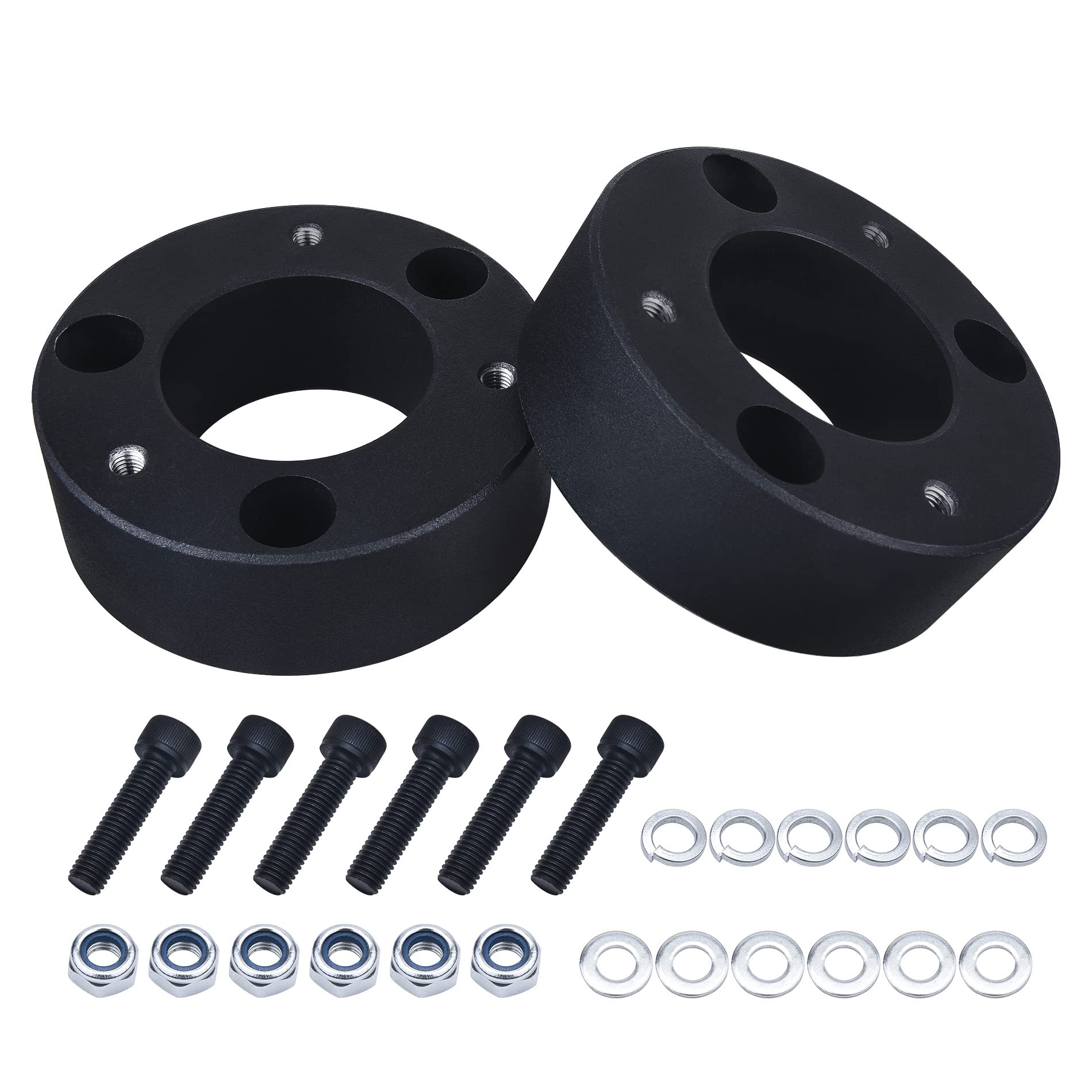 BDFHYK Front Leveling Kit for F150 3, 3in Front Strut Spacers Compatible with 2004-2021 F150 4WD/2WD, 6061 T6 Aluminum Billet St