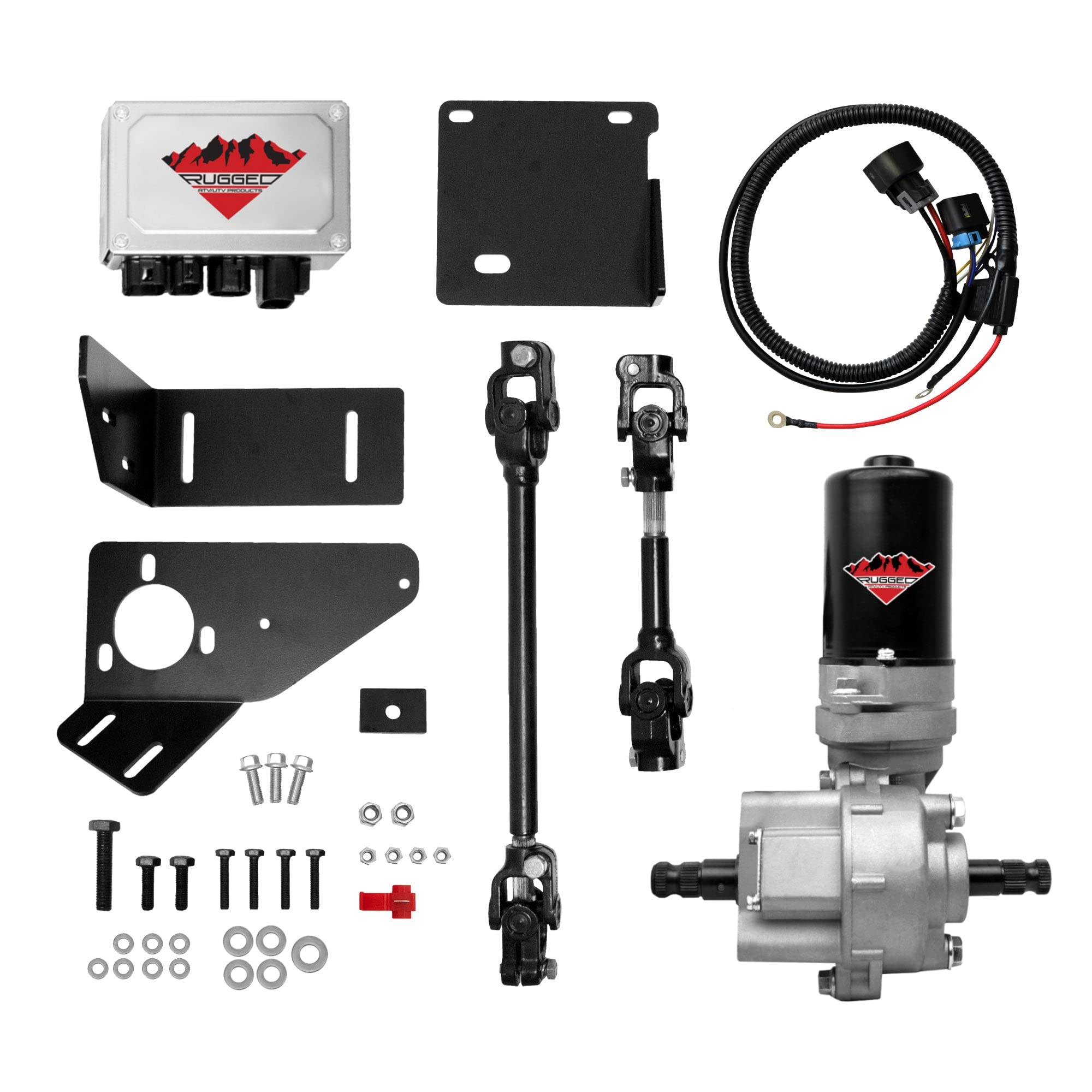 Rugged Front Electric Power Steering Kit For Can-Am Commander 800/1000/Max 1000, Is A Bolt On System, Steers Easy When Navigating Rough Terrains (See Fitment Details In Description)
