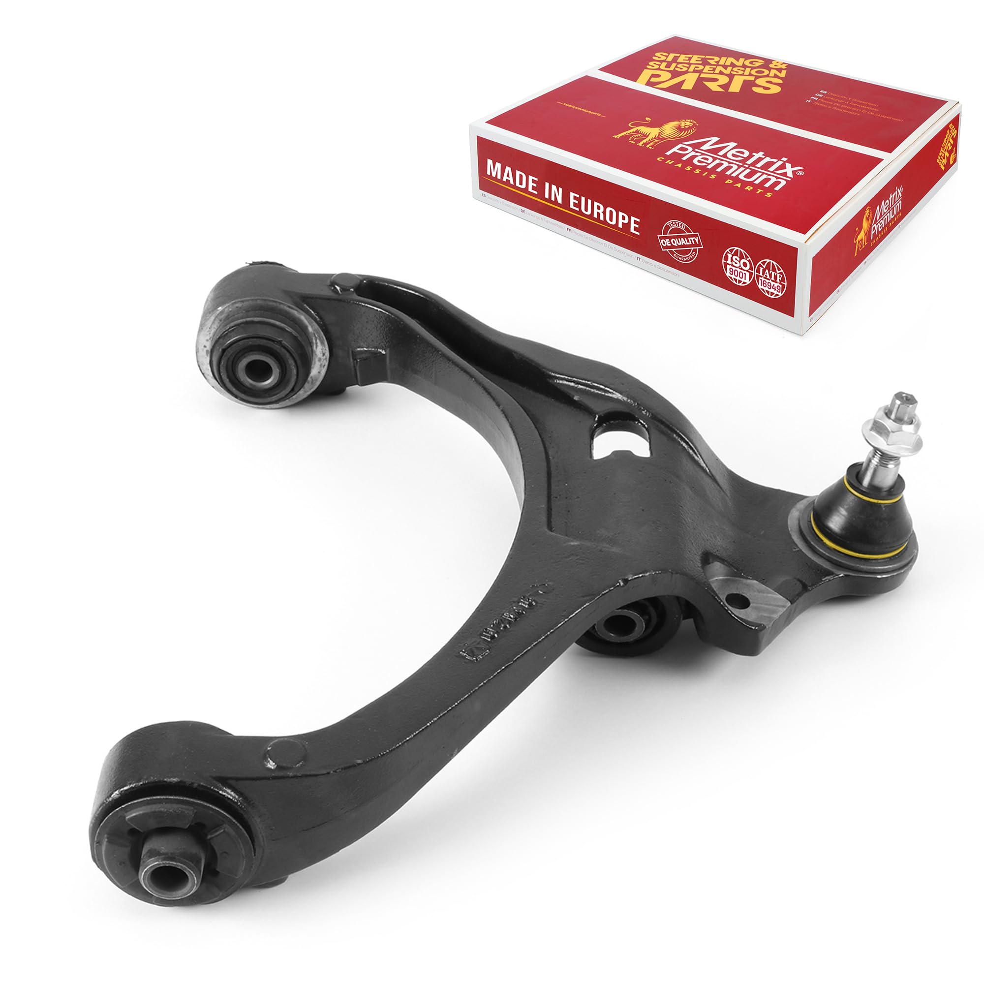 Metrix Premium Chassis Parts - Front Right Lower Control Arm W Ball Joint & Bushing Assembly Fits 11 Ram Dakota, 06-09 Mitsubish