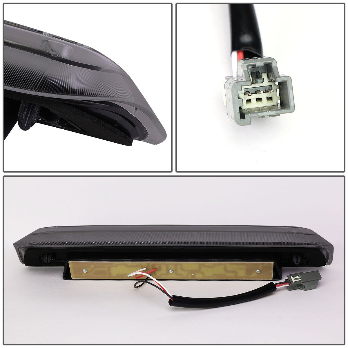 Dna Motoring 3Bl-Gmc15-Led-Sm Smoked Lens Led High Mount 3Rd Third Brake Light [Compatible With 14-18 Sierra 1500 2500-3500Hd / 14-18 Silverado 1500 2500-3500Hd]