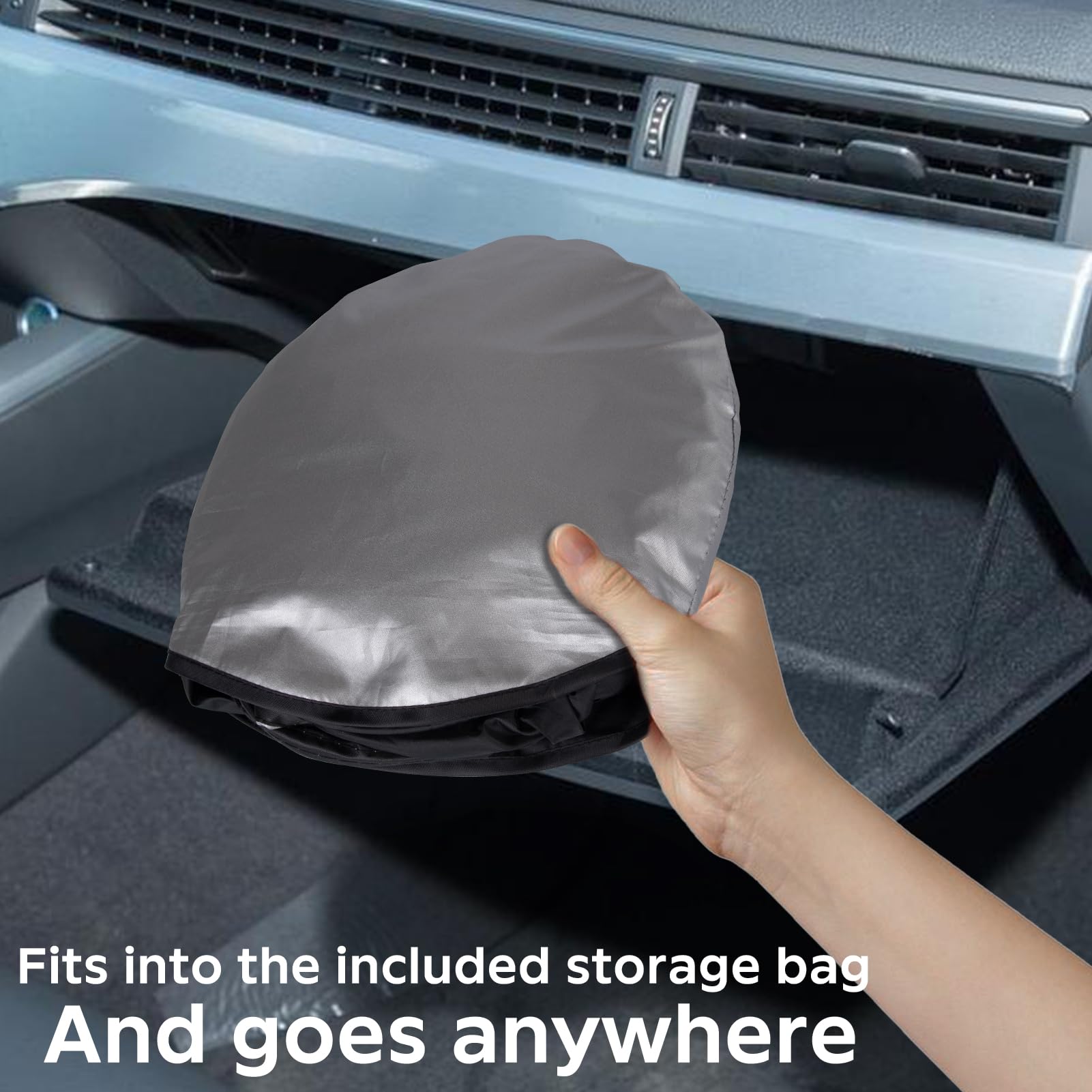 Insauto For Vw Jetta 2020 Windshield Sun Shade Sunshade 2 Layers Front Window Shield For 2019-2023 Volkswagen Jetta Windshield C
