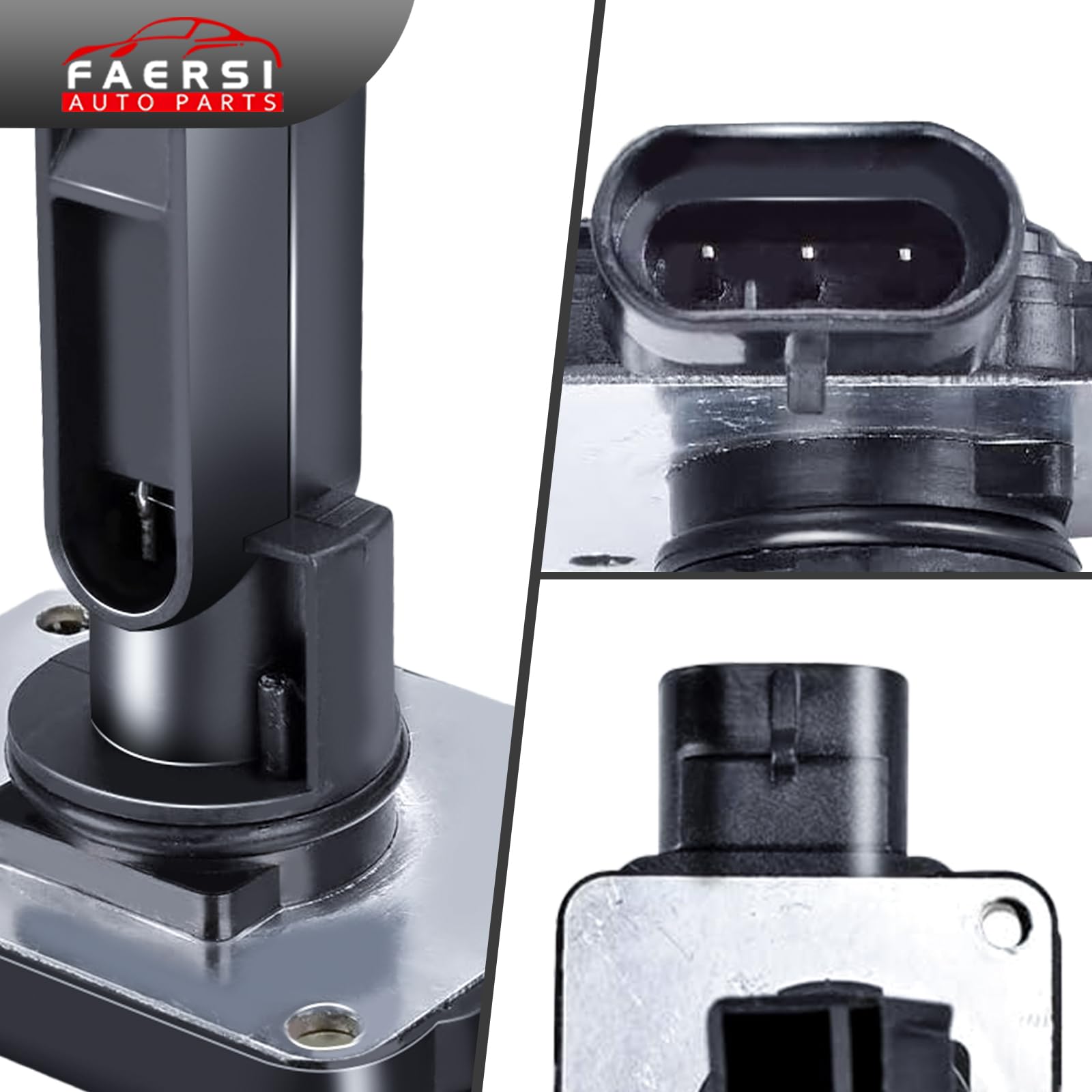 Faersi Mass Air Flow Meter Sensor Maf Afh50M-05 Replacement For Buick Chevy Oldsmobile Pontiac 3.8L 3Pin, 1999-2005 Lesabre, 200