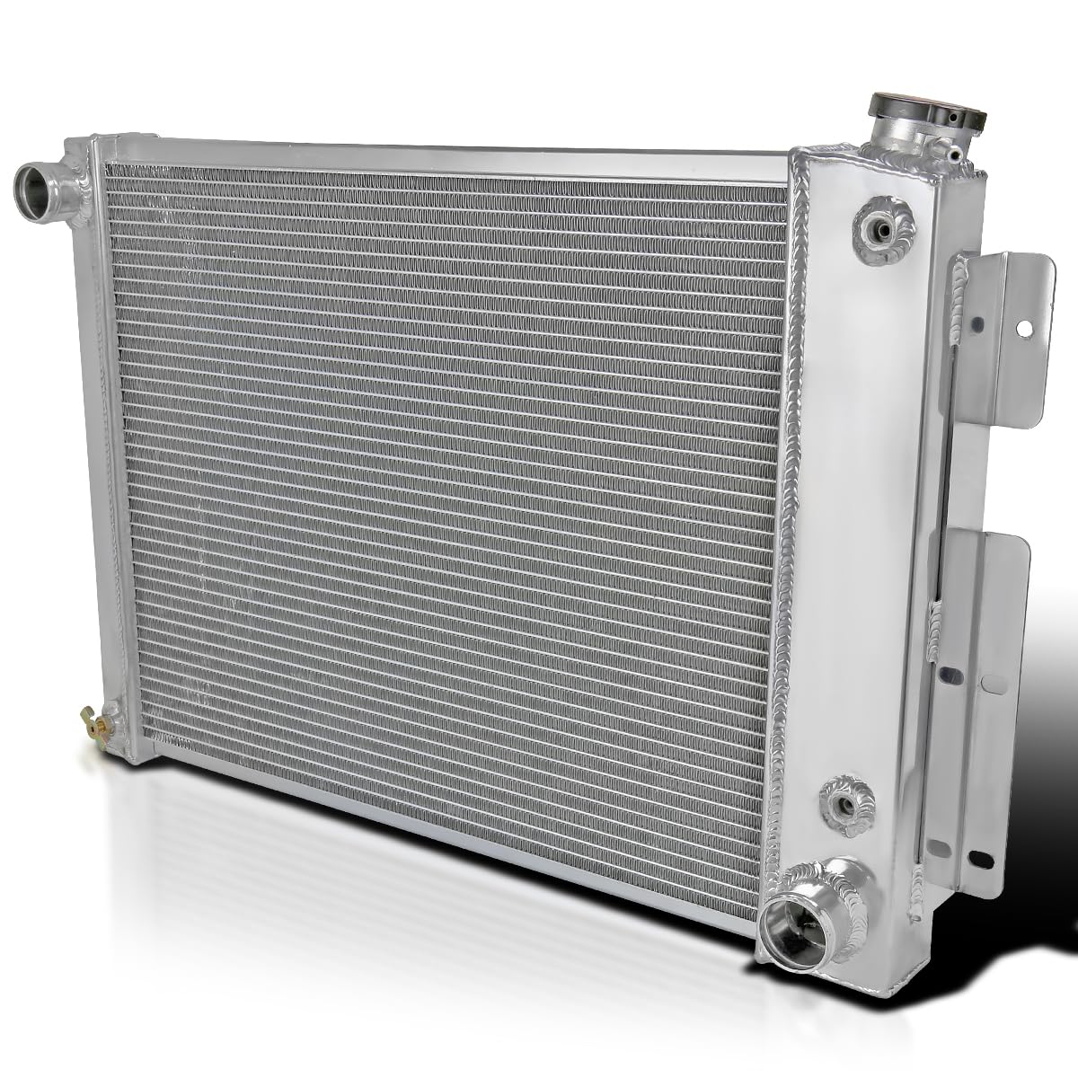 Spec-D Tuning 3 Core/Row Aluminum Performance Cooling Radiator Compatible with 1967-1969 Chevy Camaro