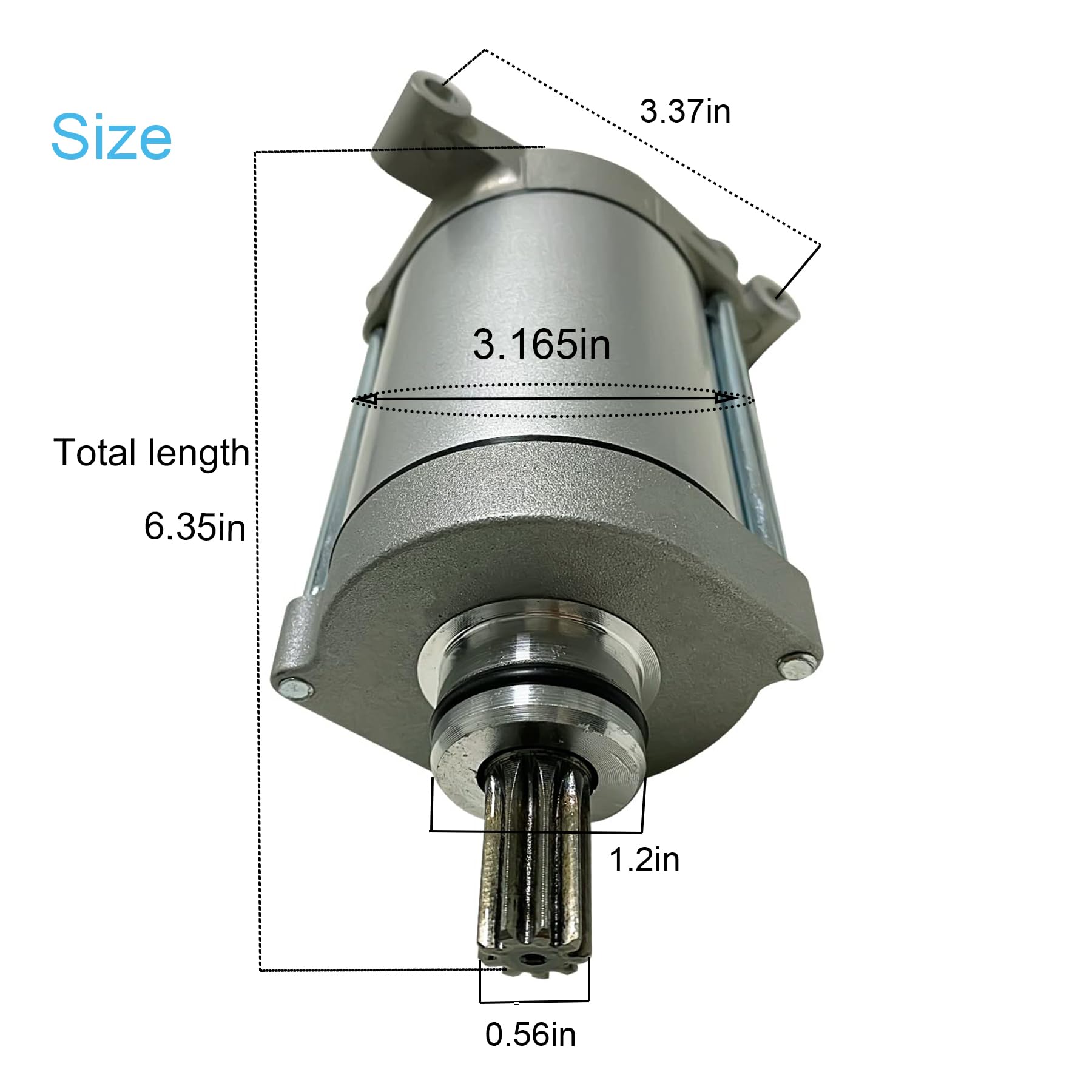 Fuyear Starter Motor Compatible With Hisun Utv Atv 500 550 700 750 31200-004D-0000 31200-F39-0000