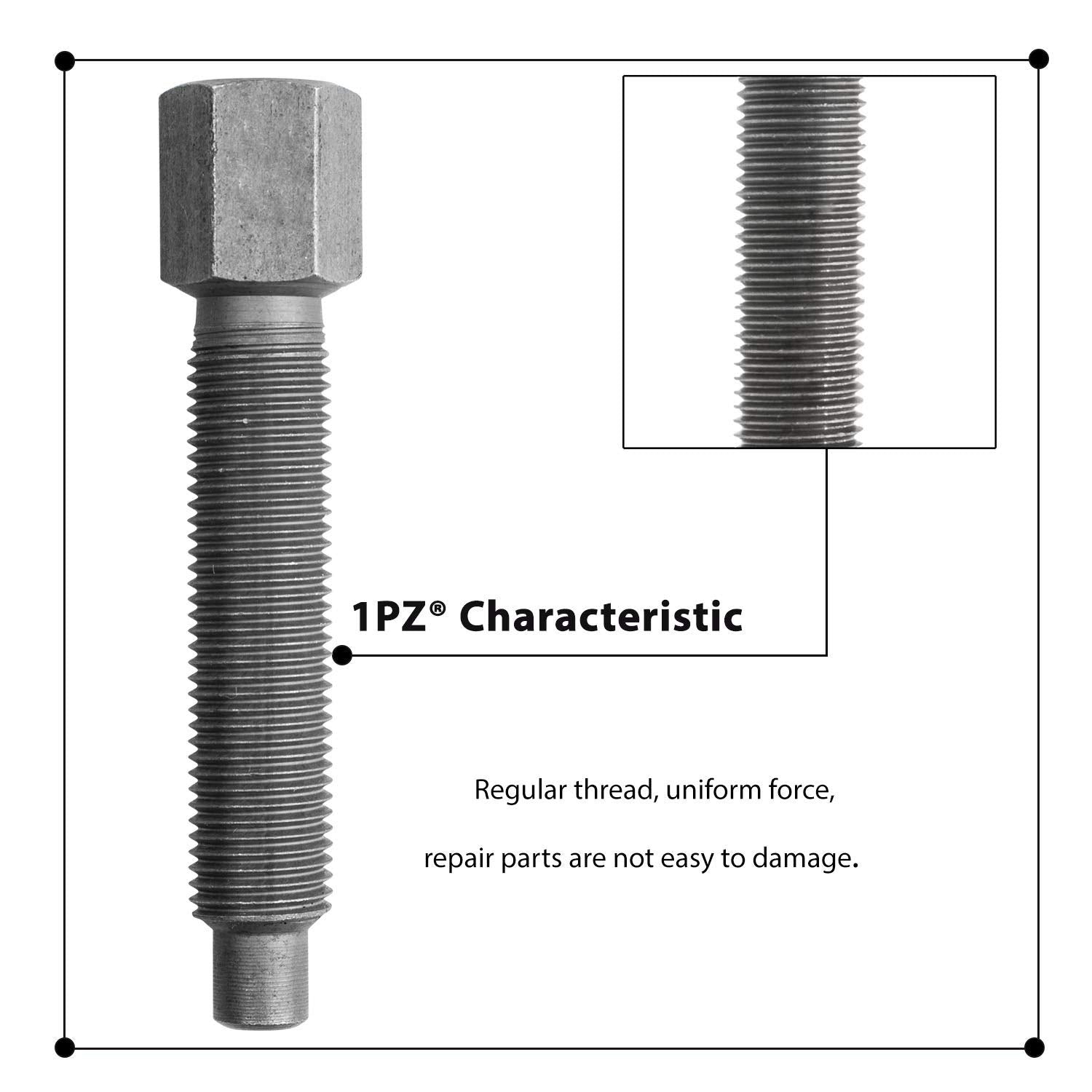 1Pz Fwt-101 Magneto Flywheel Puller Stator Removal 24Mm & 27Mm Repair Tool Replacement For Gy6 50Cc 125Cc 150Cc Kawasaki Yamaha