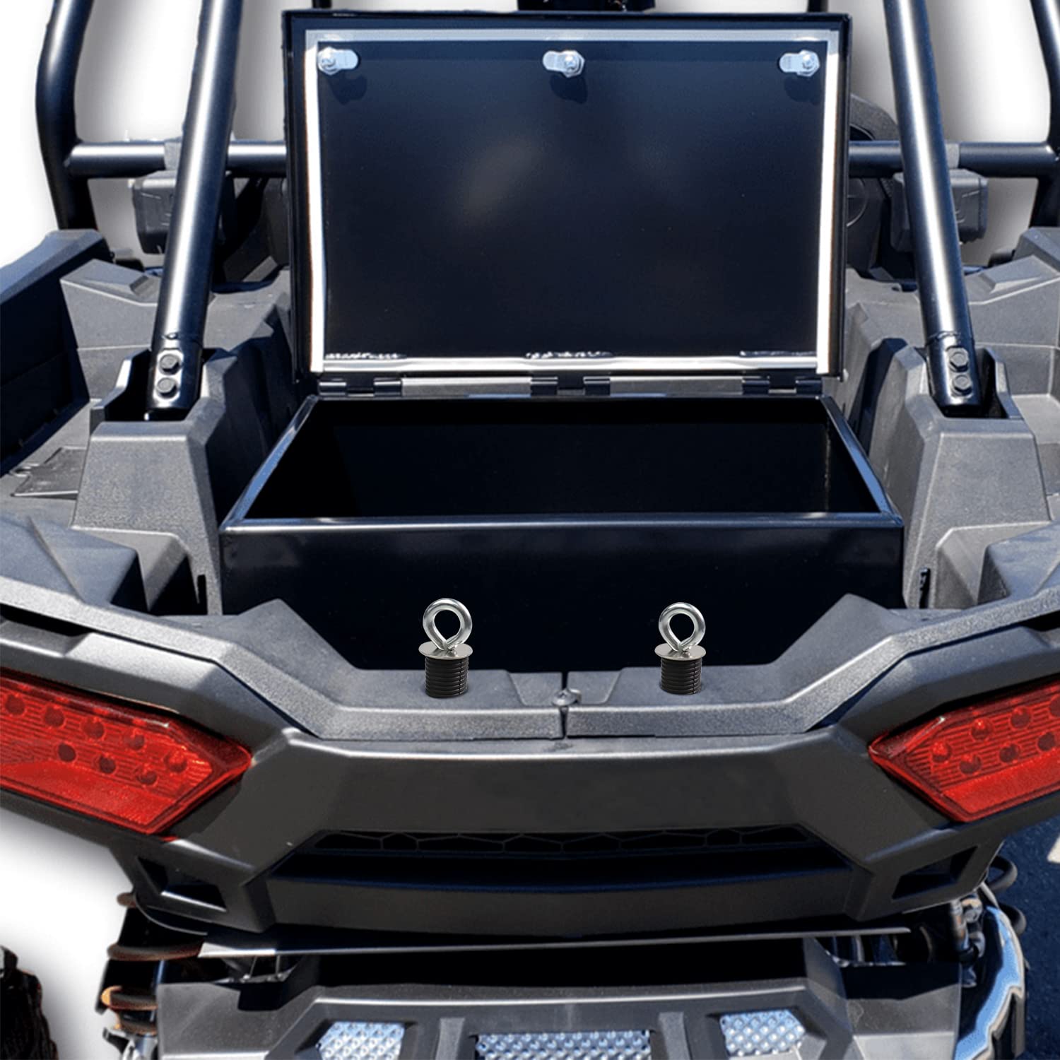 Tie Down Anchors Rubber Bed Anchors Compatible With Polaris Rzr Sportsman Ace 570/450/850 With 1' Hole Not For Ranger Or General Black Set Of 6