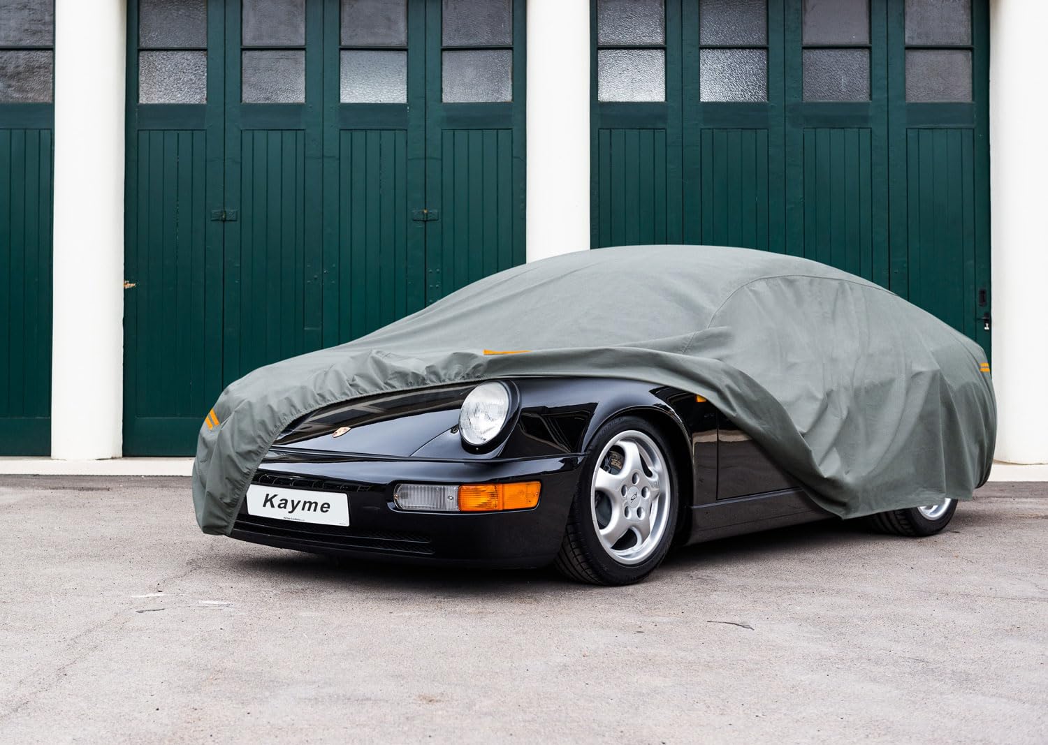 Kayme Heavy Duty Car Cover Custom Fit Porsche 964 993 930 (1967-1997) Waterproof All Weather For Automobiles, Full Exterior Cove