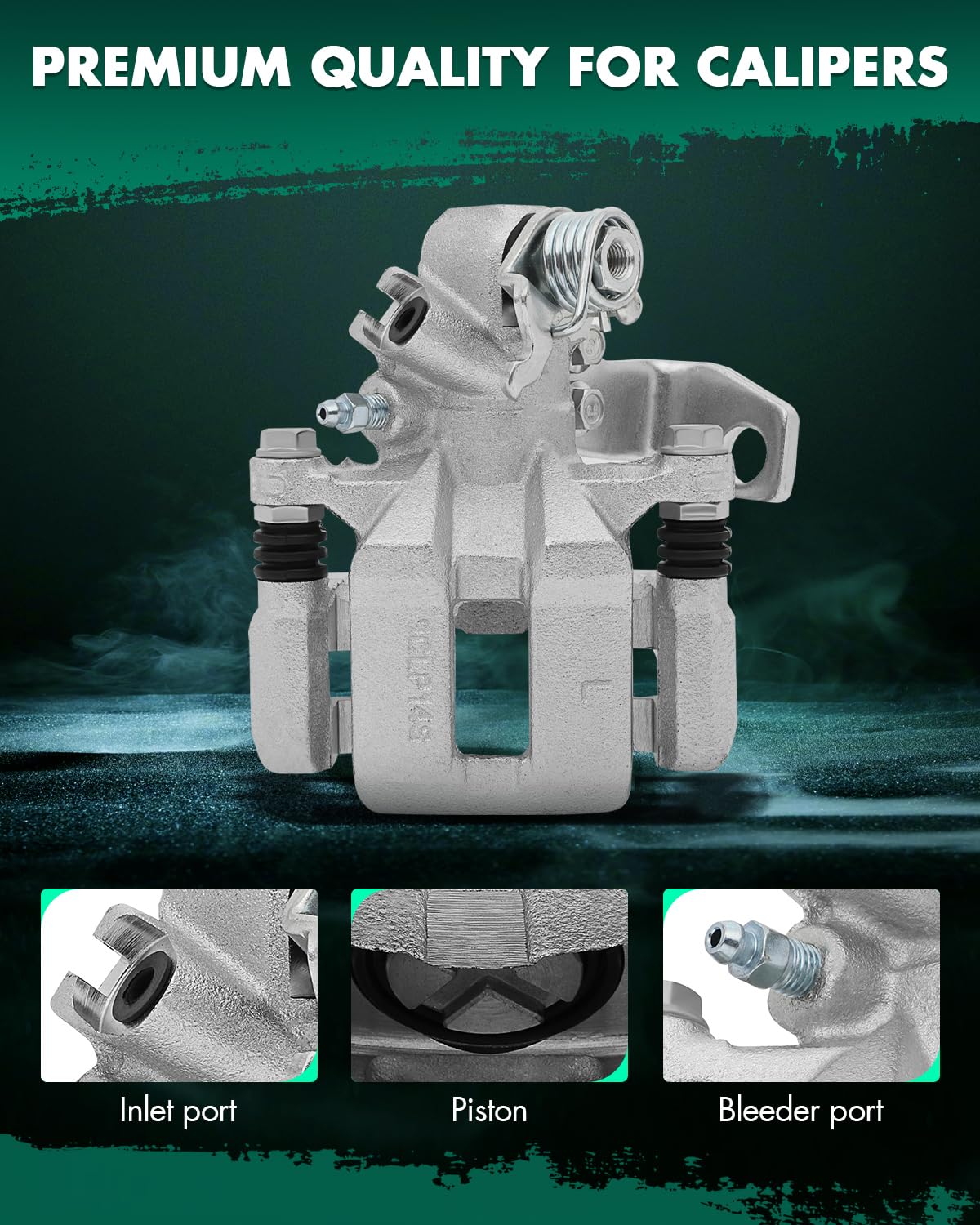 Scitoo Rear Disc Brake Caliper 19B3299 19B3298 Fit For Acura 2006-2011 2013-2018 For Honda 2006-2015(2 Brake Calipers)