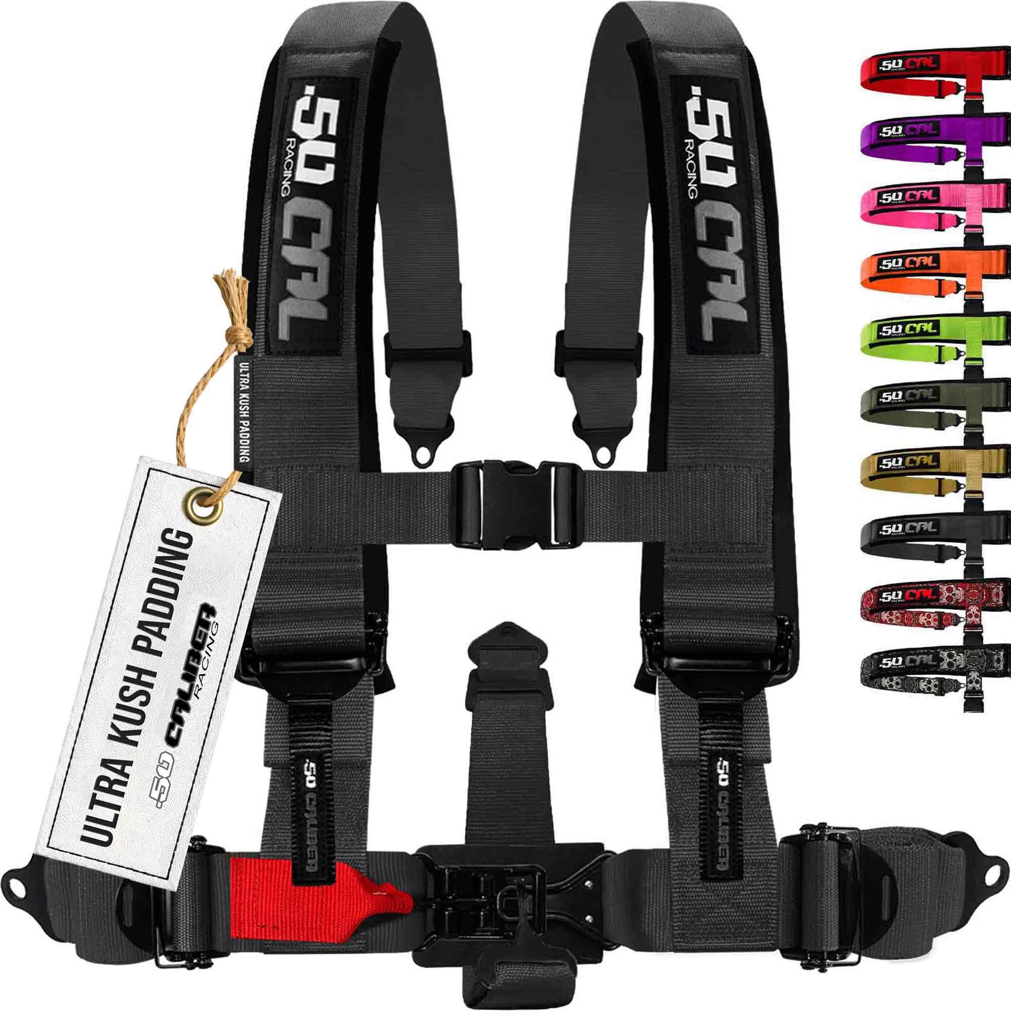 1pc 5 Point Harness for Bucket Seat, Quick Release, 10 Color Options, Racing Harness 5 point, Race Car, Off Road, UTV, RZR (Stea