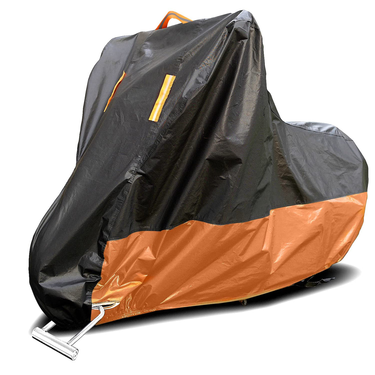 Seazen Motorcycle Cover Waterproof/Dustproof/Snowproof/Uv Protection Motorcycle Covers 5 Layer Breathable Fabric With Lock-Holes