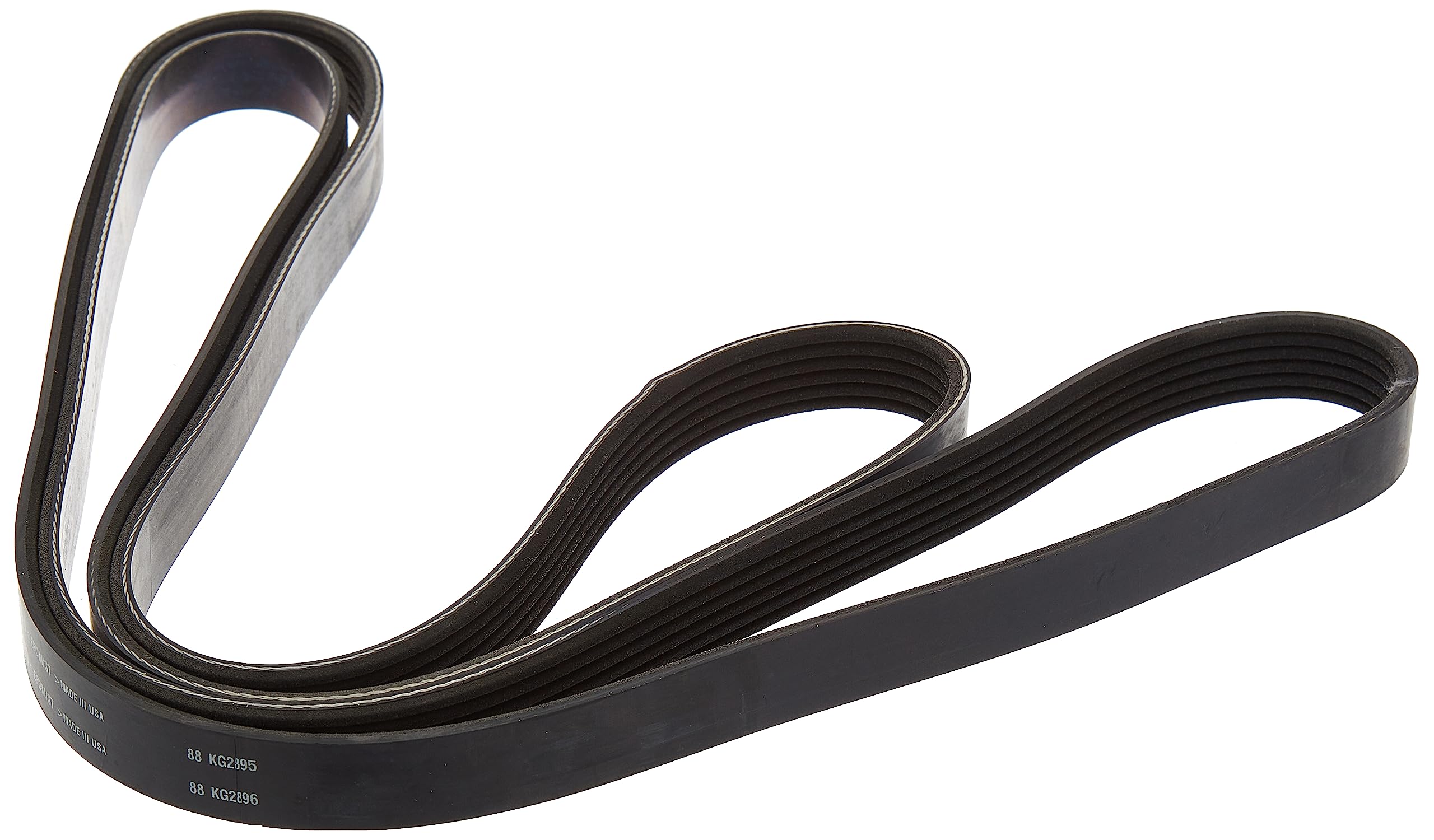 ACDelco 12626222 V-Ribbed Serpentine Belt - GM Original Equipment, Durable, Reliable Performance for Optimal Engine Efficiency