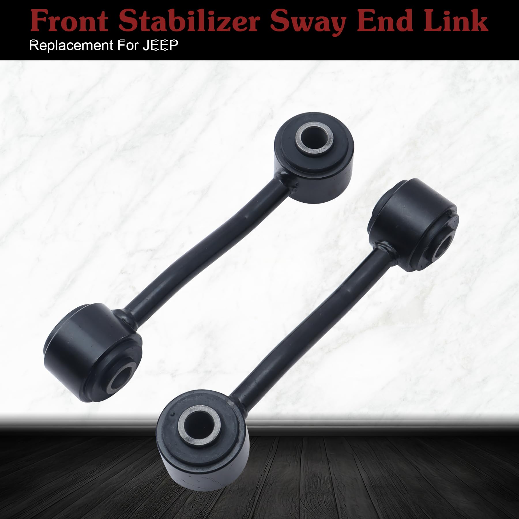 Stiueoav K7391 Sway Bar Link - Front Stabilizer End Link Compatible With 2002-2007 Liberty
