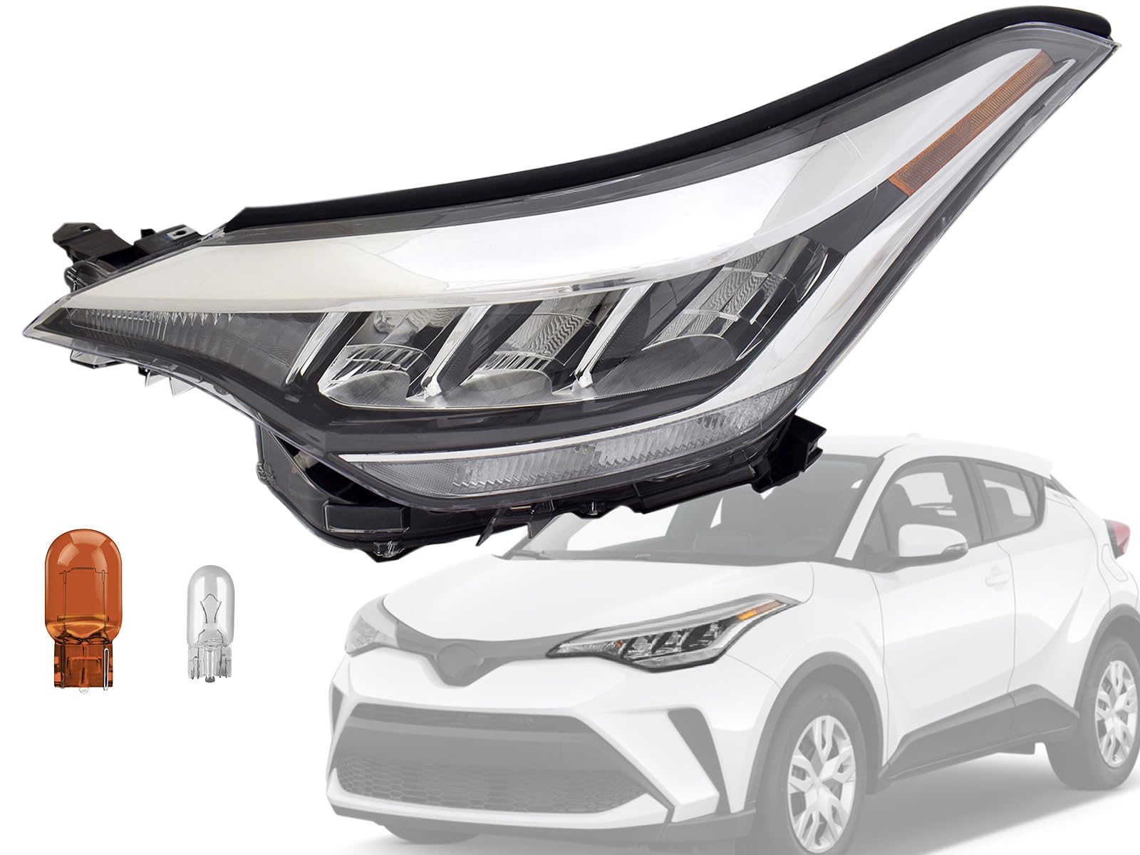 Auto Parts Avenue APA Replacement Head Lamp for 2020 2021 2022 C-HR Without Adaptive Driver Left Side TO2502298 81170F4200