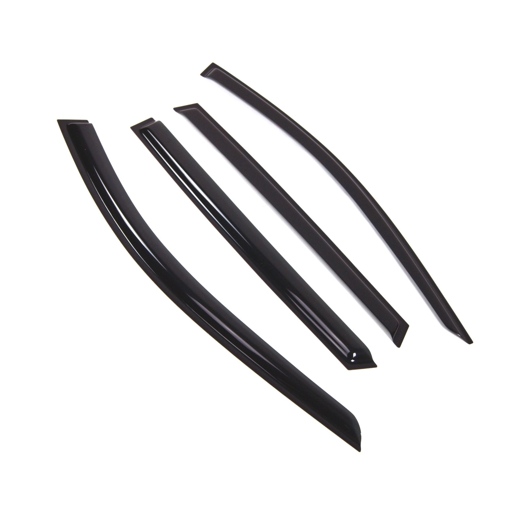 Tuningpros Outside Mount Window Vent Visors Rain Guards Compatible With Infiniti Qx60 2017-2018 | Side Window Wind Deflectors Ra