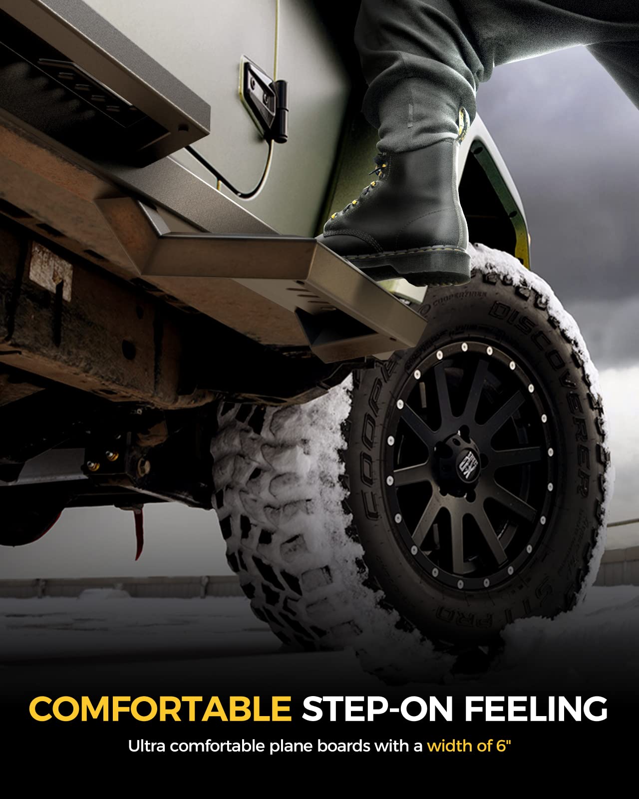 Kyx Running Boards Compatible With 2018-2025 Wrangler Jl 4 Door