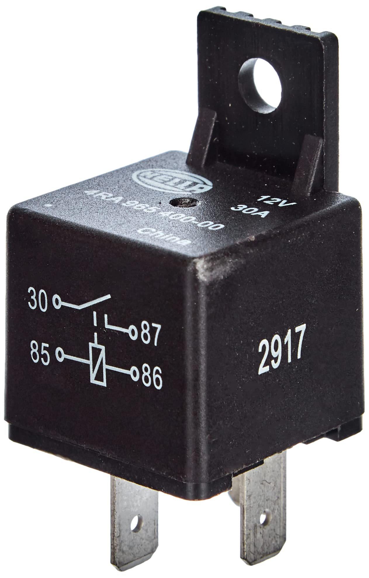 Hella Stark Sound - 109.23.37 - Red Set 12 V High/Low Frequency Hella Super Tone Horn Set B 133, 12 Volt