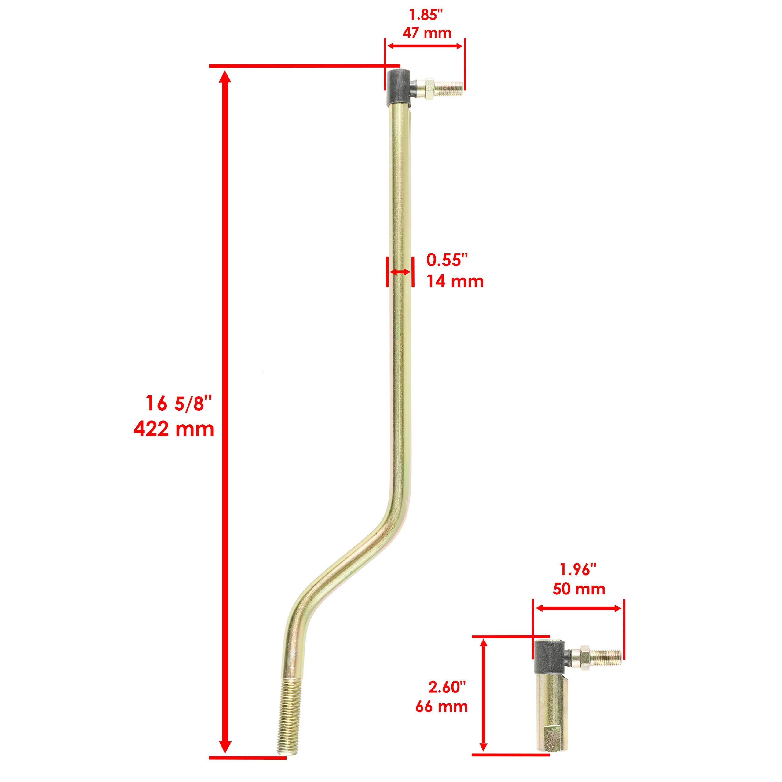 Caltric Steering Sector Drag Link Kit Compatible With John Deere La135 La140 La145 La150 La165 La175