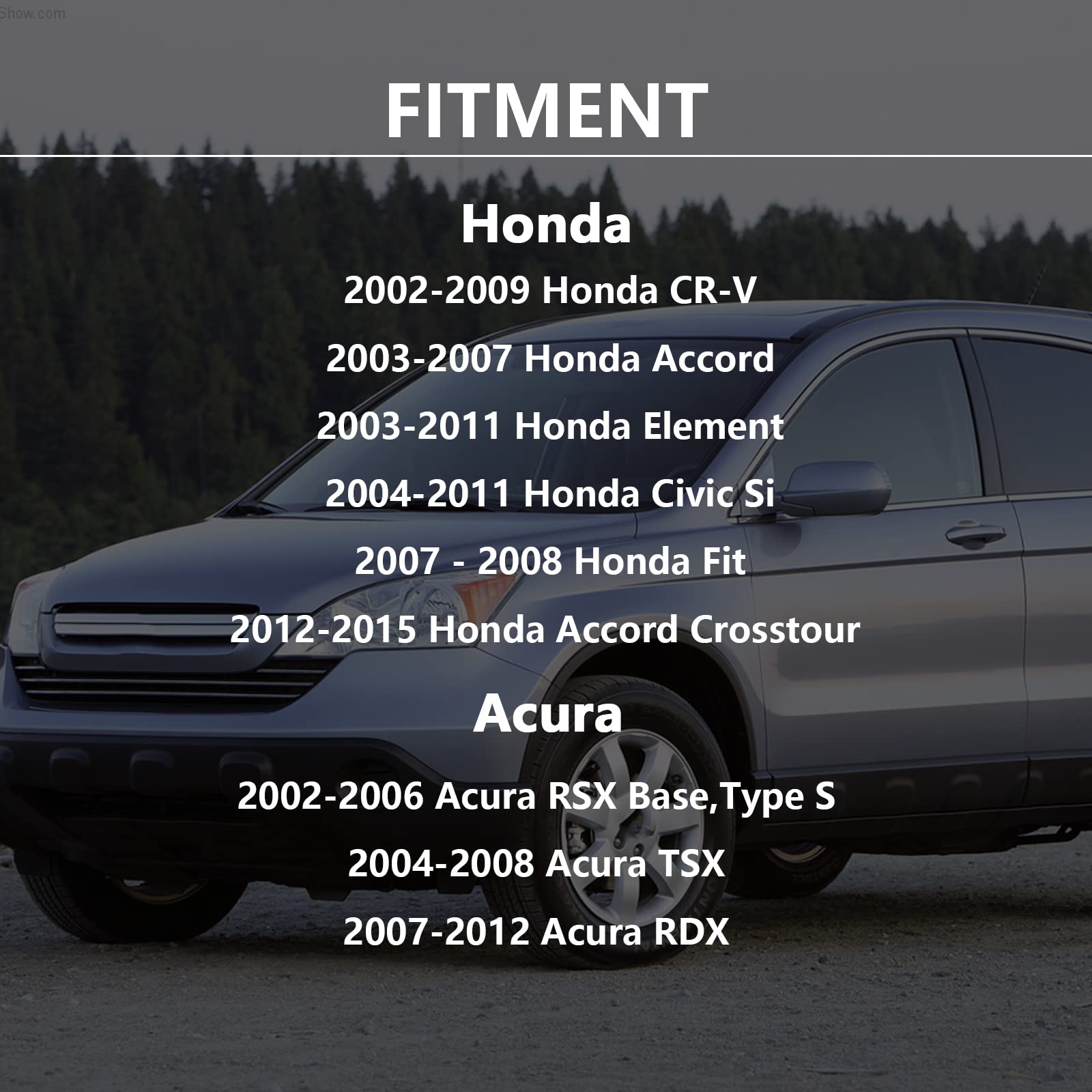 917-176 Vvt Vtec Solenoid Gasket Valve Cover Set 3 Pcs 15815-Raa-A02 Fits 2002-2015 Honda Cr-V Accord Element Civic Si Fit Accor