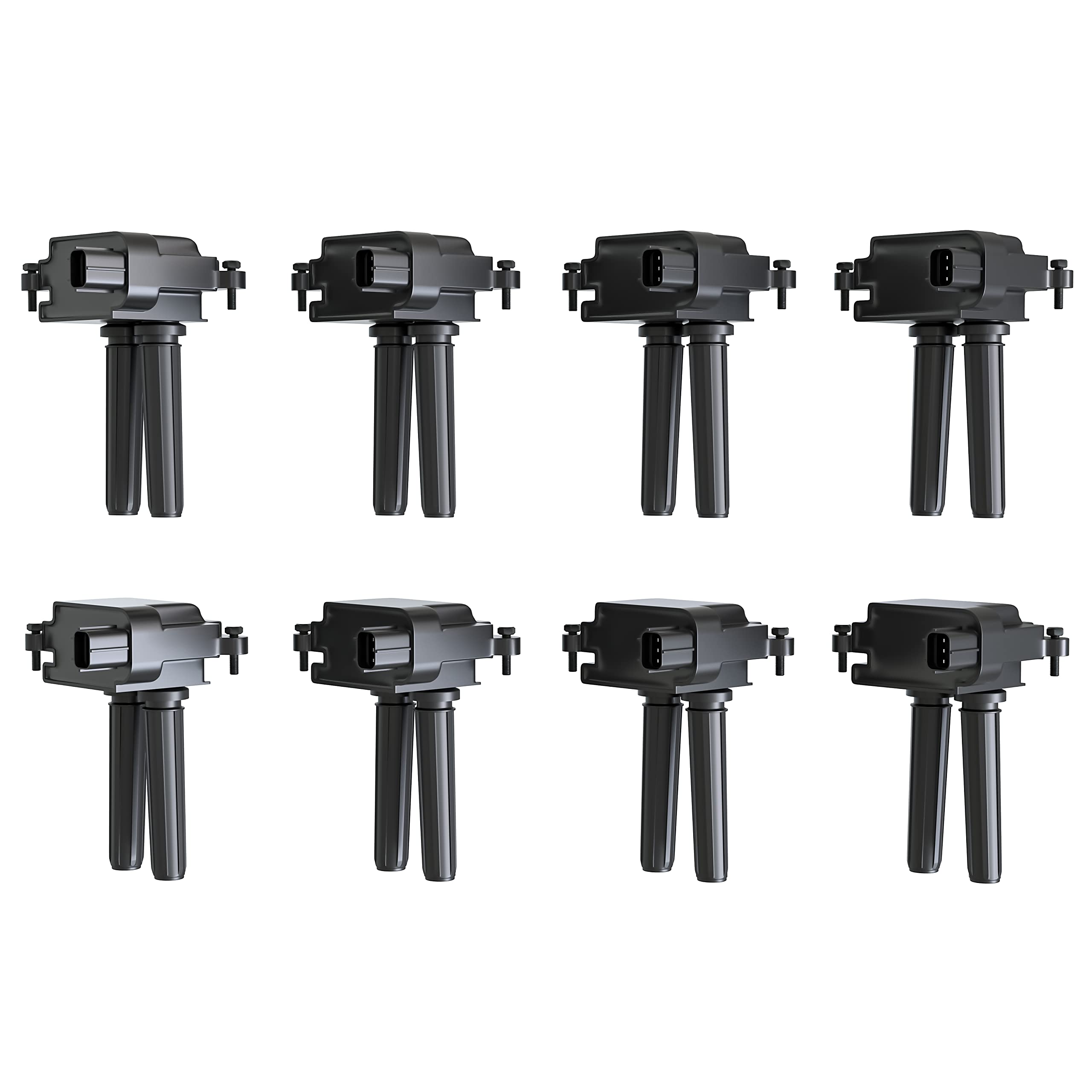 Ignition Coil Pack Set Of 8 - Fits Dodge Ram 1500, 2500, 3500, Jeep Grand Cherokee, Commander, Dodge Charger, Challenger 5.7L, 6