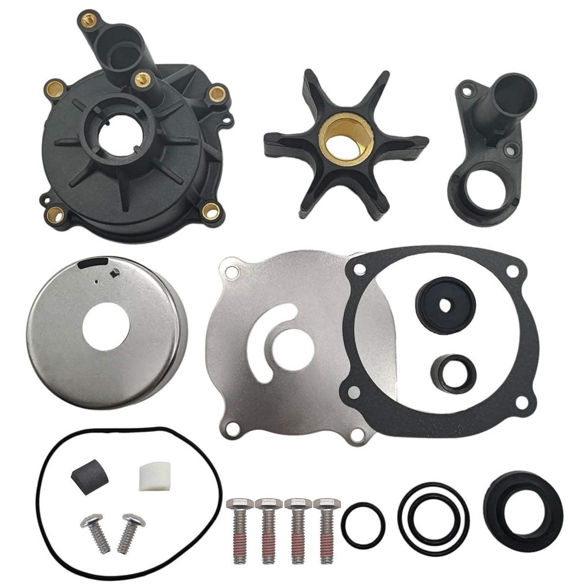 Ghmarine 5001594 Water Pump Repair Kit With Housing For Johnson Evinrude 85-300Hp Engines 395060 390768