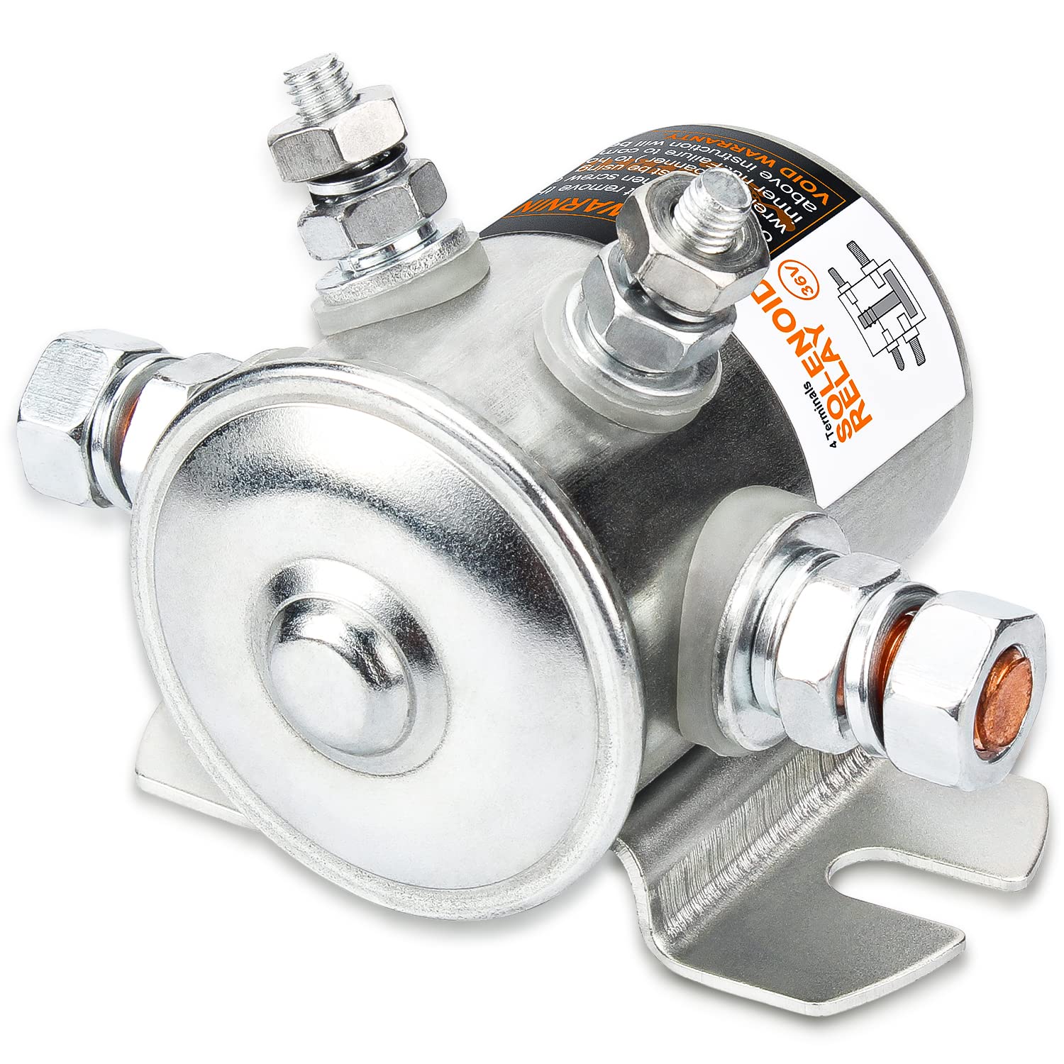 Gaoerfu-Cp Ezgo Solenoid 36V, 70 Series Continuous Duty Solenoid Relay For Ezgo Txt/Marathon 1980-2010 Electric Golf Cart, Oem# 