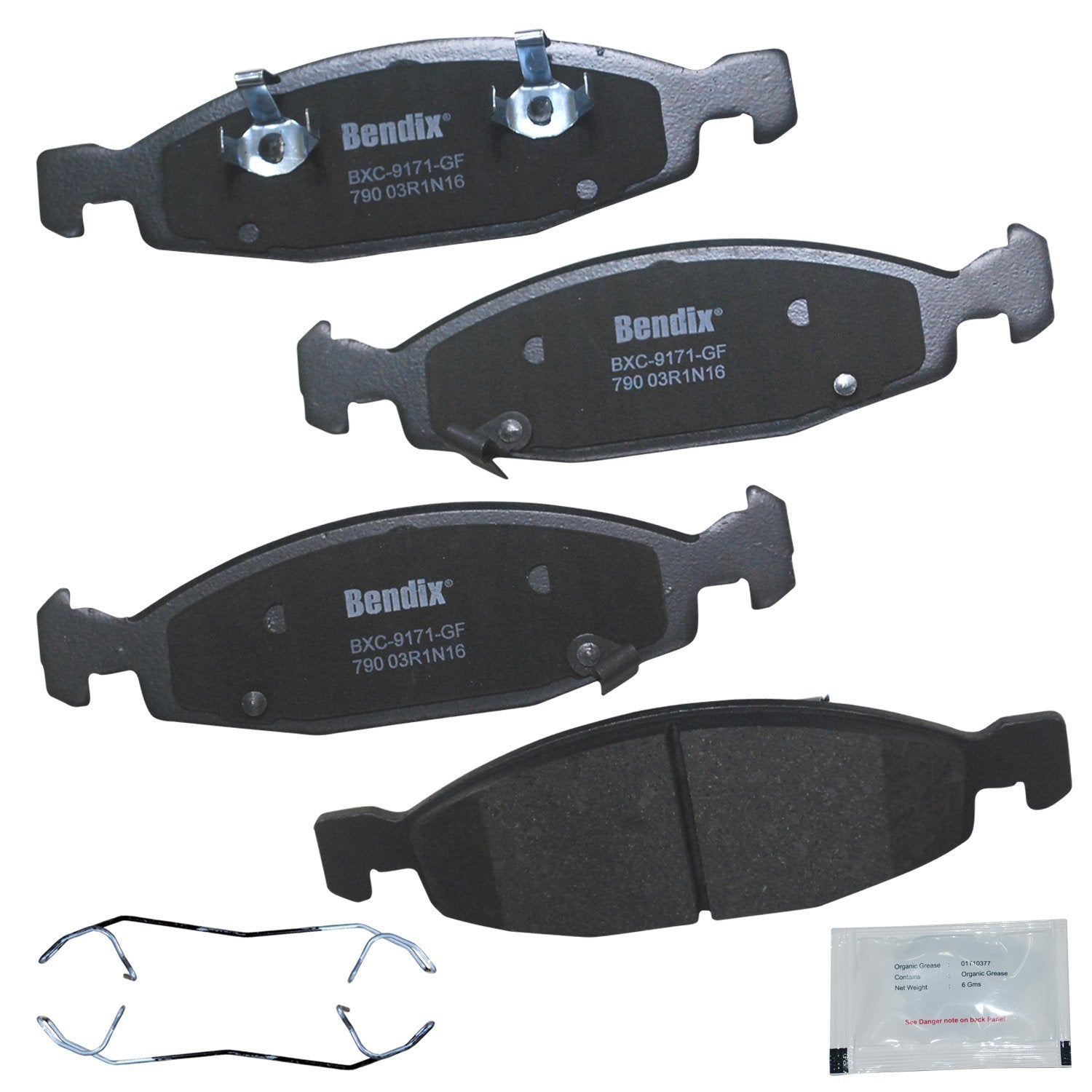 Bendix Priority1 Cfc790 Ceramic Front Brake Pads For Jeep Grand Cherokee 2002-1999