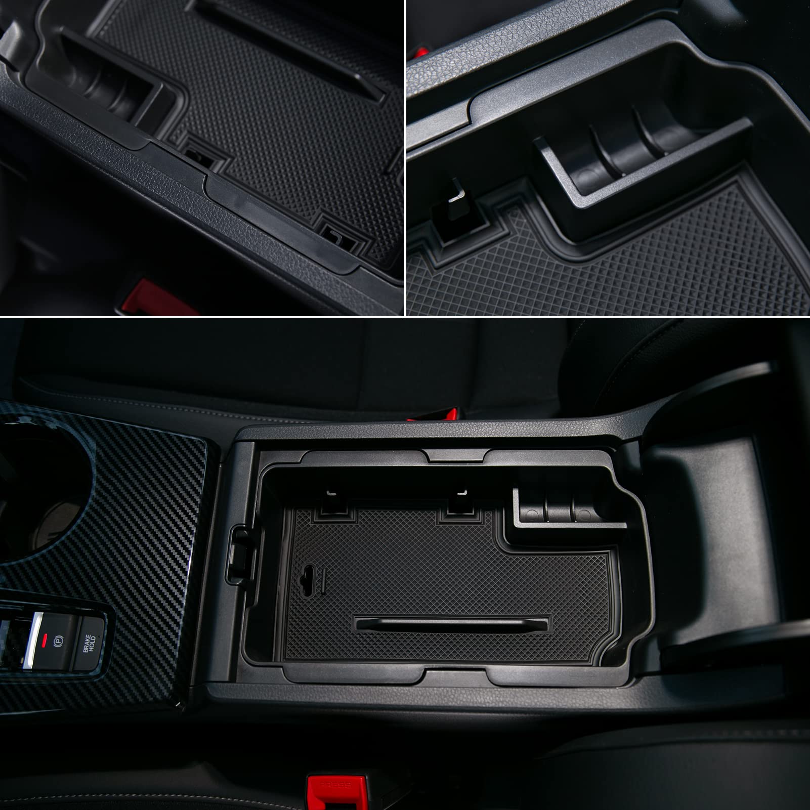 Cke For 11Th Gen Civic With Cvt Compatible With Honda Civic 2025 2024 2023 2022 Accessories Car Center Console Box Armrest Storage Box Organizer Armrest Cover Tray Insert