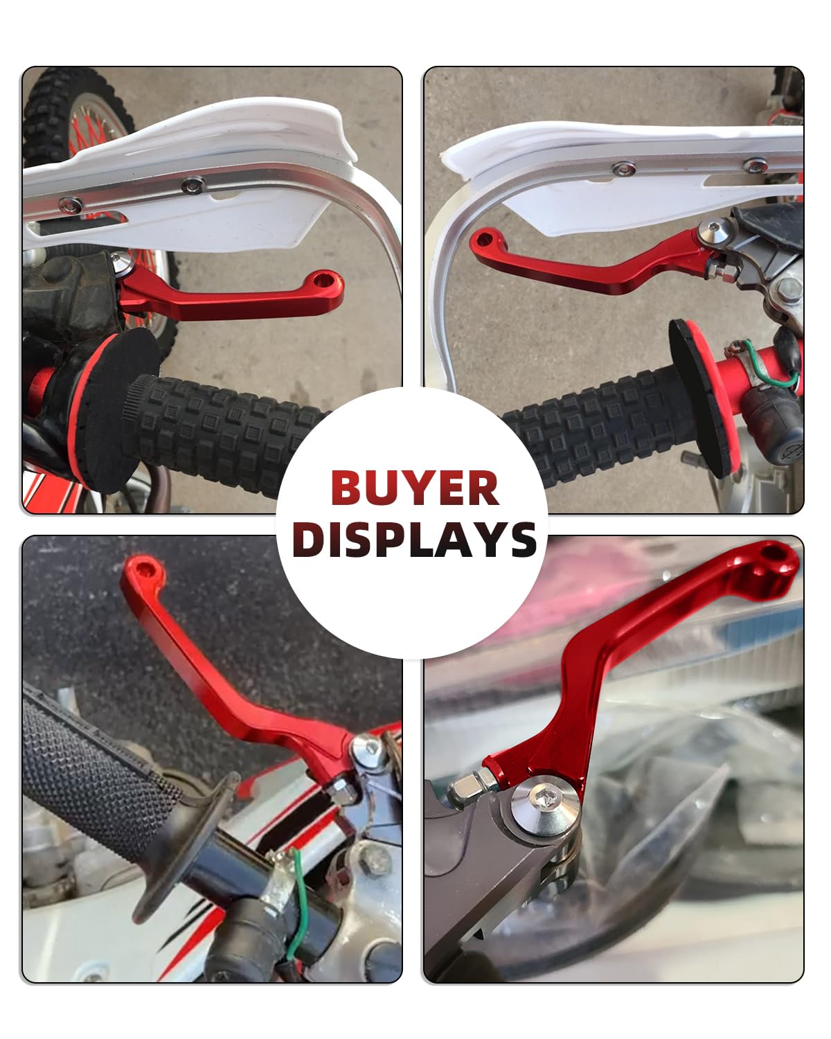 Jfg Racing Dirt Bike Foldable Clutch Brake Levers,Clutch Lever Breakaway Levers For Crf150F Crf230F 2003-2017/Crf250F 2019-2024