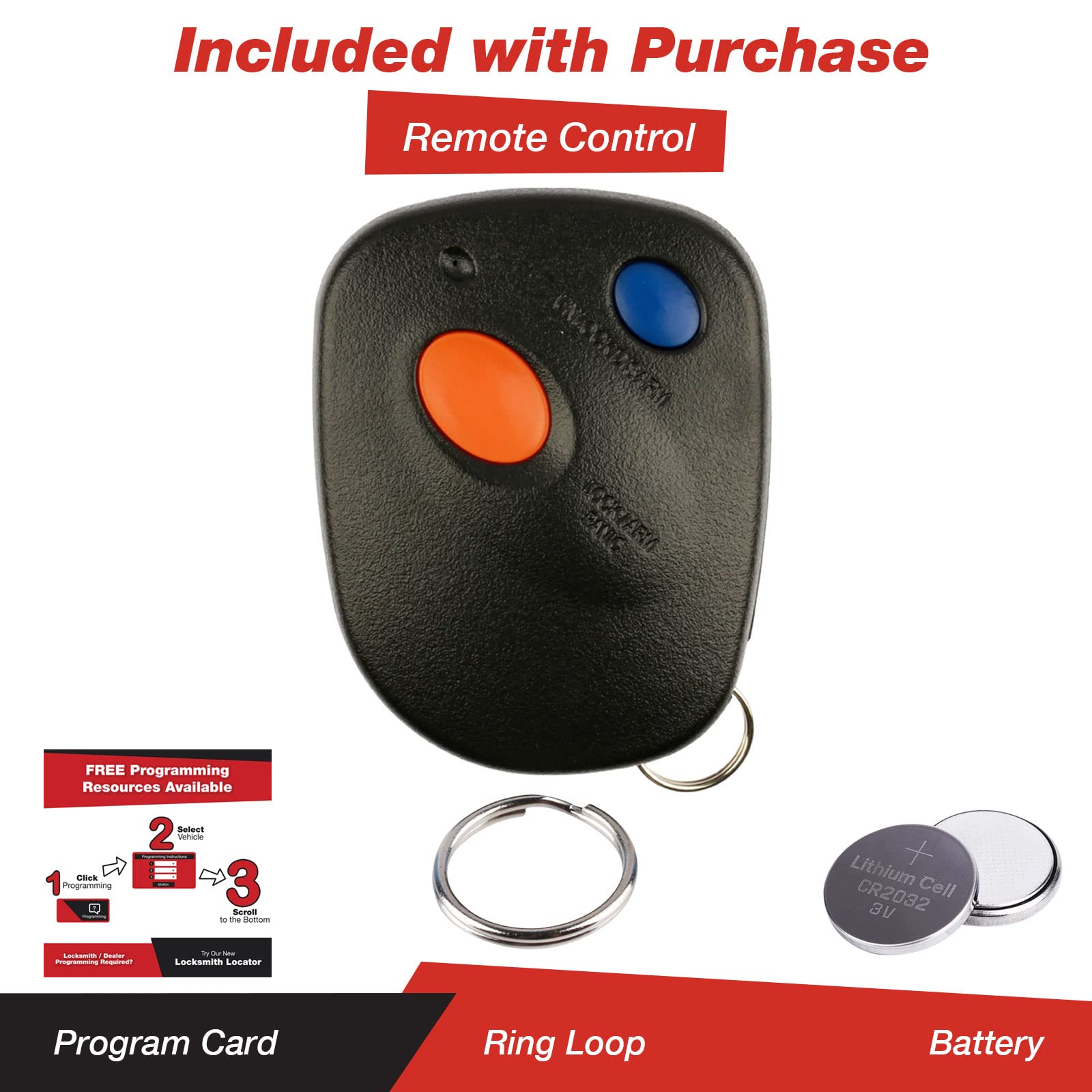 Keylessoption Keyless Entry Remote Control Car Key Fob Replacement For A269Zua111