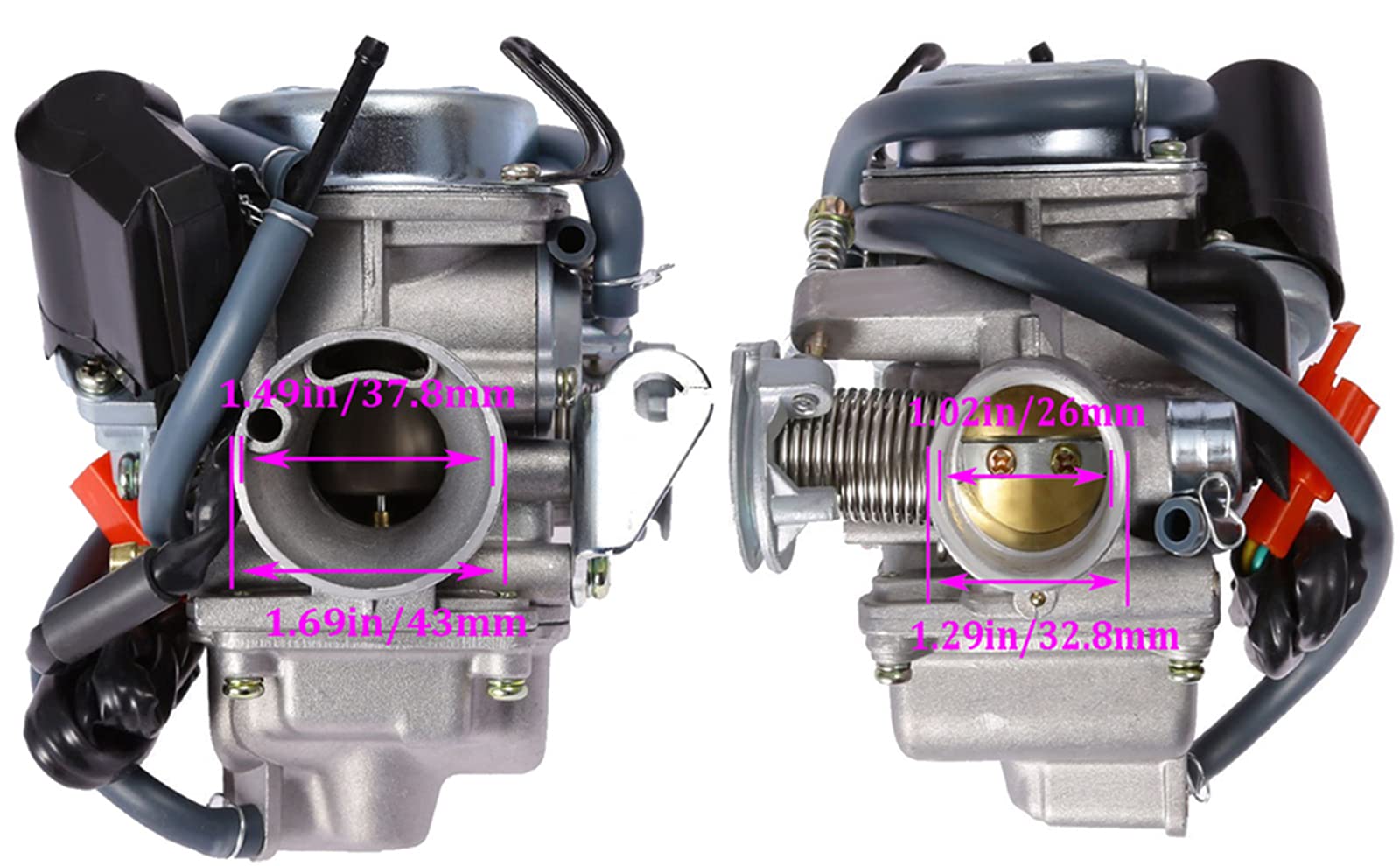New 150Cc Carburetor + Intake Manifold/Air Filter For Gy6 125Cc 150Cc 152Qmi 157Qmj Engine Based Atv Scooter Go Kart