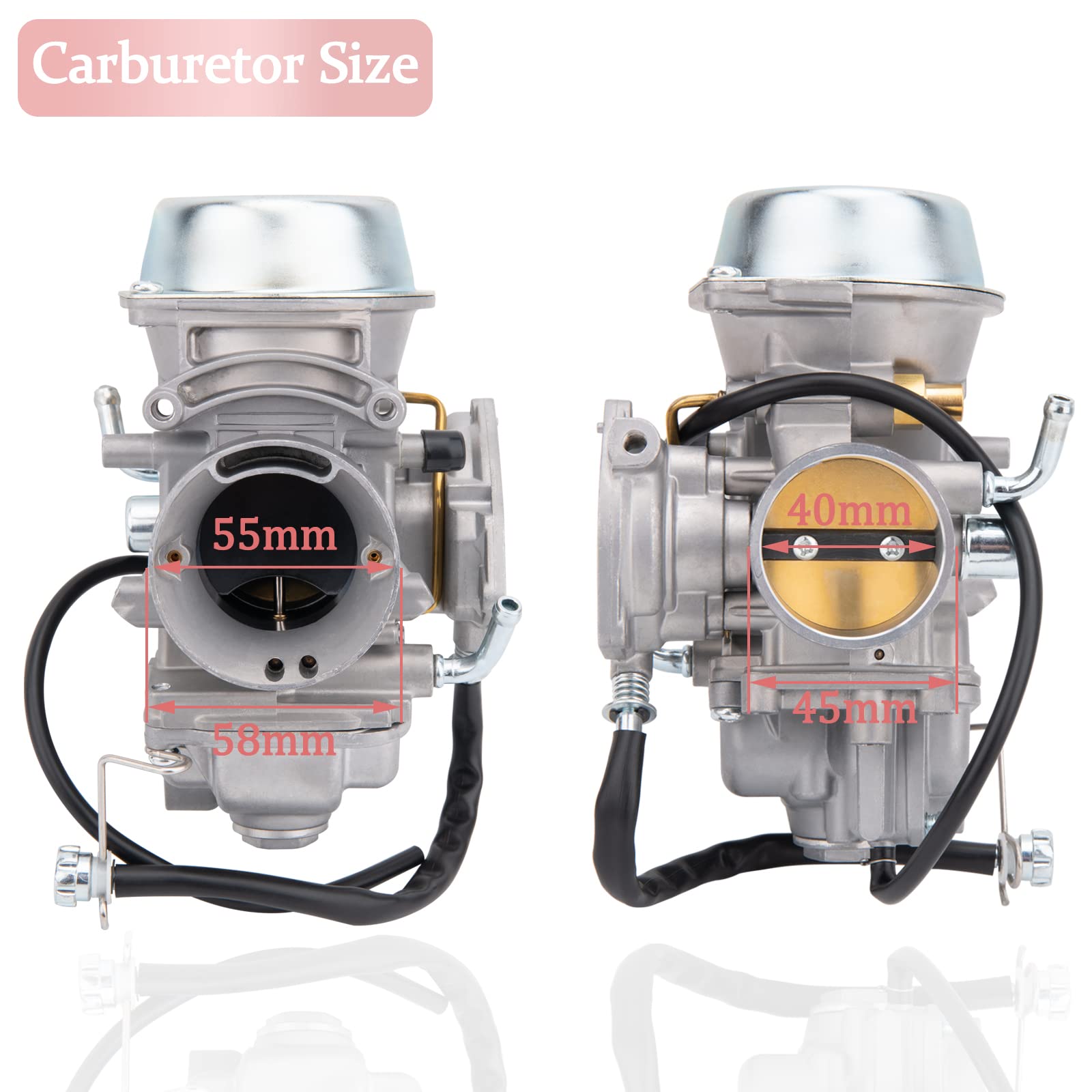 500 Carburetor Compatible With Polaris Sportsman 500 4X4 Ho 2001-2005 & 2010-2012, Scrambler 500 4X4 1997-2009, Trail Boss 325 2000-2002