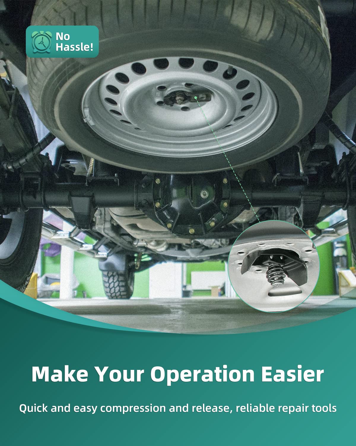 Scitoo 924-510 Spare Tire Hoist Spare Tire Winch Carrier Compatible For Chevrolet Silverado 1500 1999-2017, For Gmc Sierra 1500