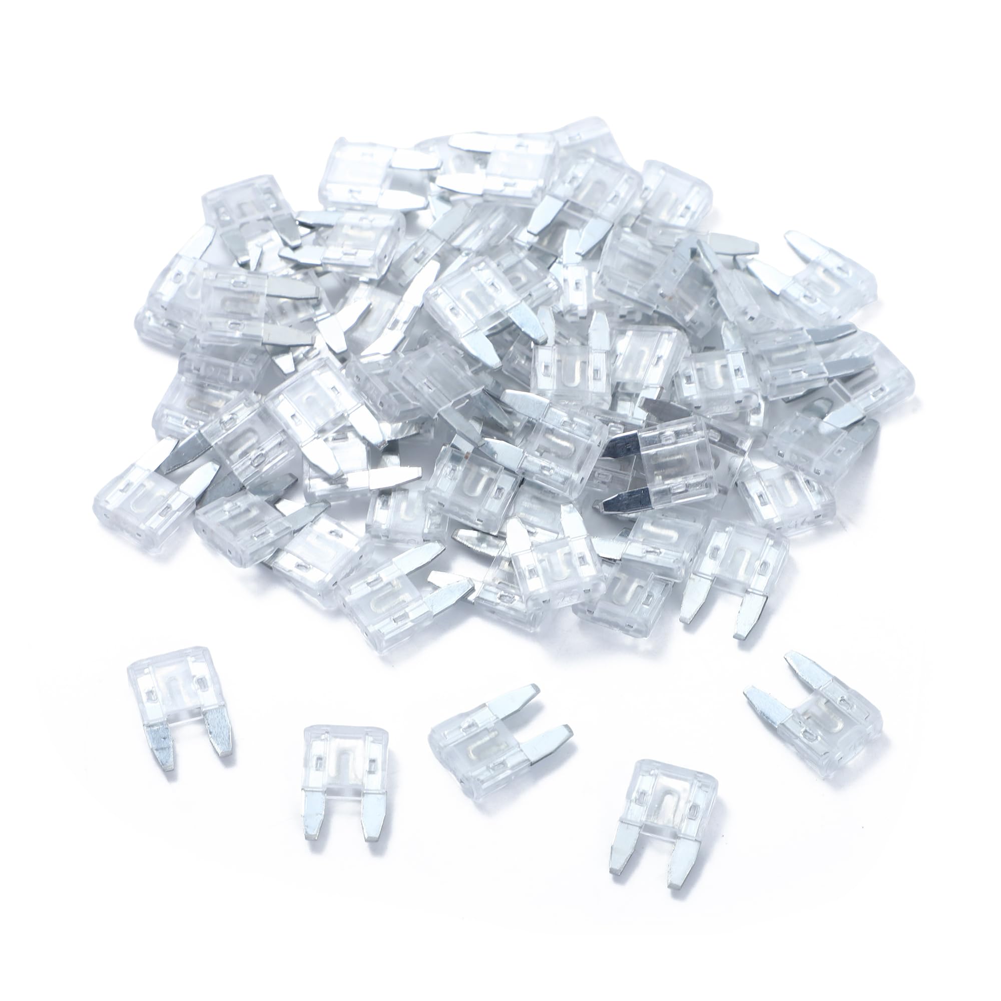100 Pack Auto Fuses 25 Amp Apm/Atm 32V Mini Blade Style Fuses 25A Short Circuit Protection Car Fuse (25 Amp)