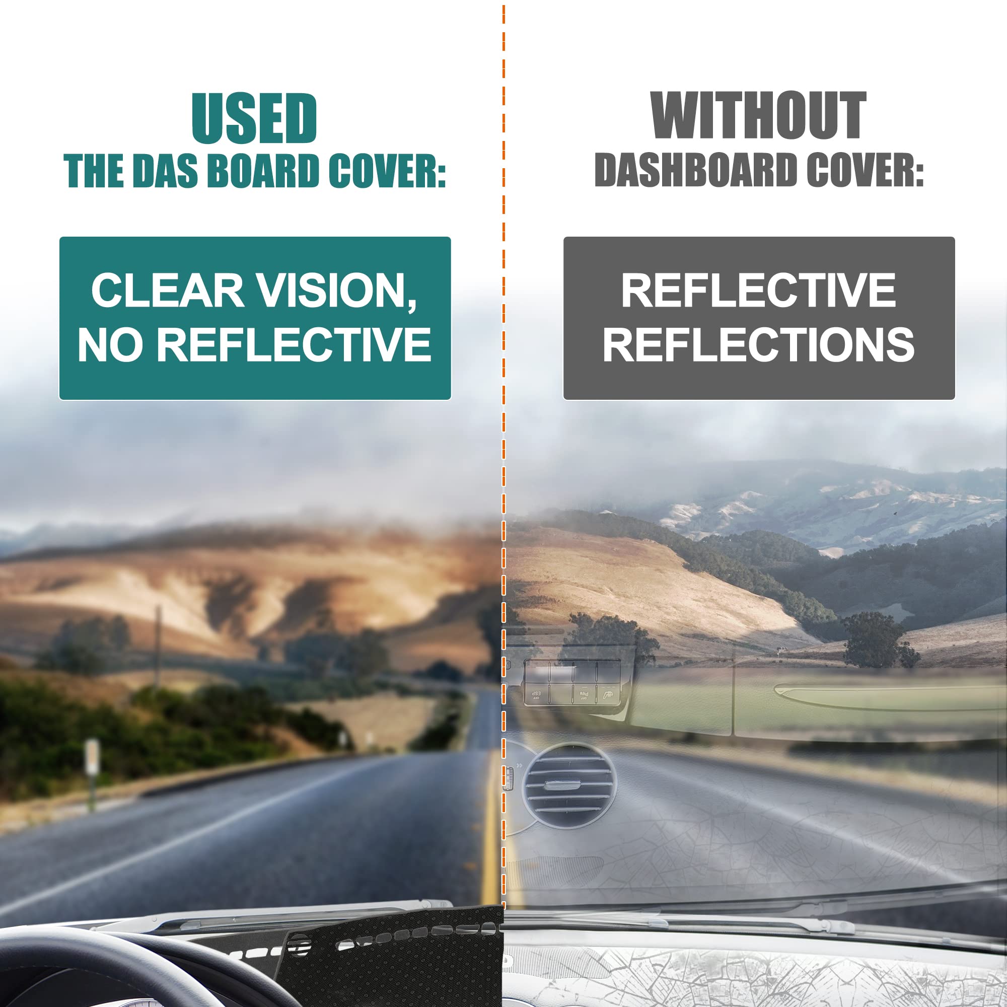 X Autohaux Car Dashboard Cover Polyester Non-Slip Mat Protector Carpet Sun Proof For Hyundai Sonata 2011 2012 2013 2014