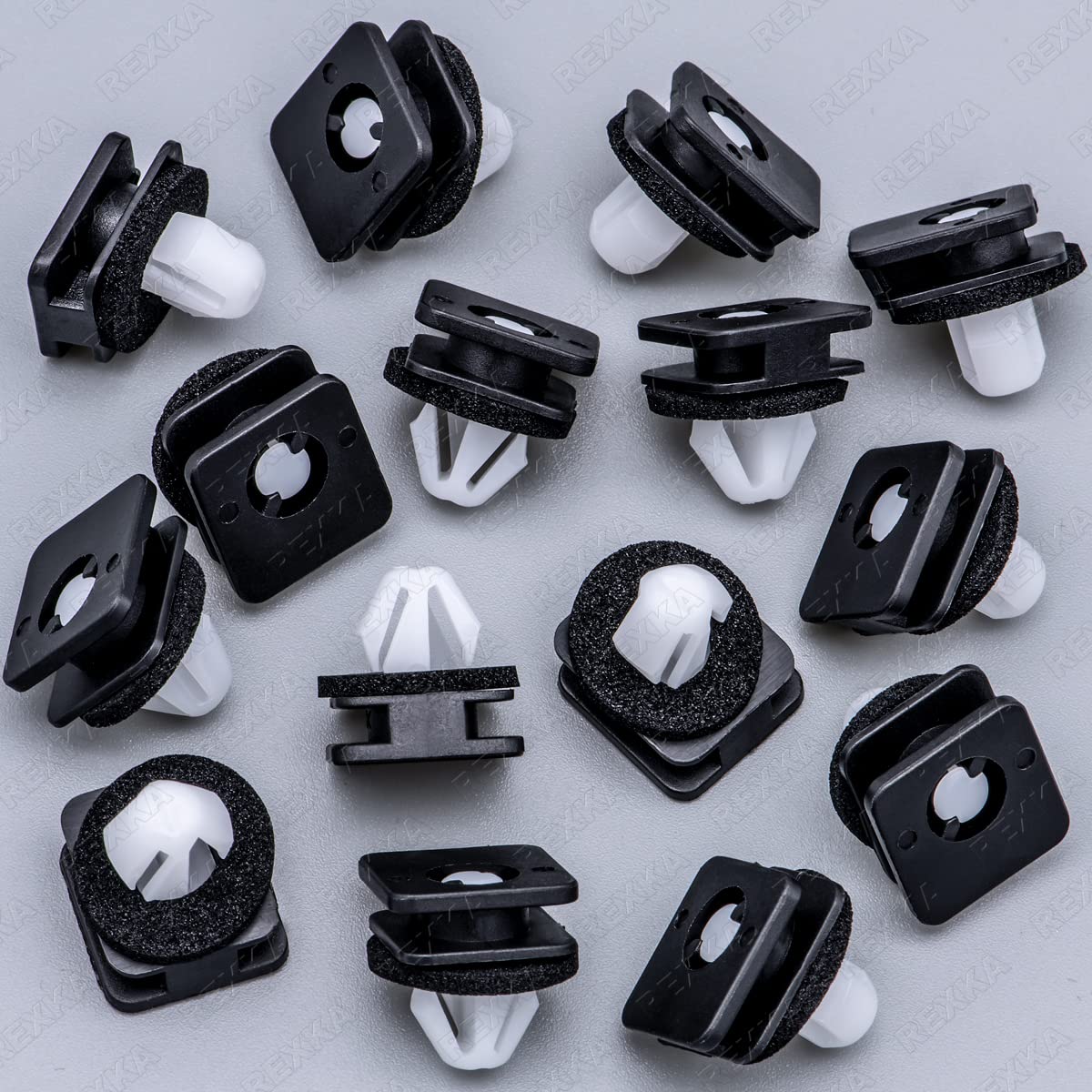 Rexka 15Pcs A Pillar Trim Hardware Windshield Moulding Retaining Clips Compatible With Ford Explorer 2011-2019 Bb5Z-78519R44-A Bb5Z78519R44A