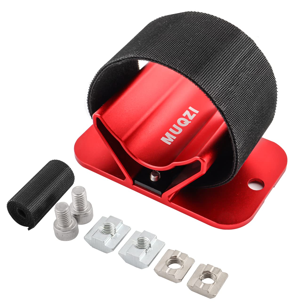 Muqzi Bicycle Rear Wheel Rack Mount Car Carrier Holder Installation For Road Mountain Bike Safe Transportation, Red