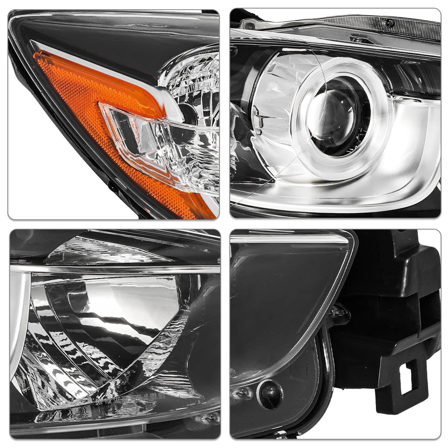 Sockir Headlight Assembly Fit For 2013-2016 Mazda Cx-5 Factory Halogen Projector Headlamp Replacement Right Passenger Side