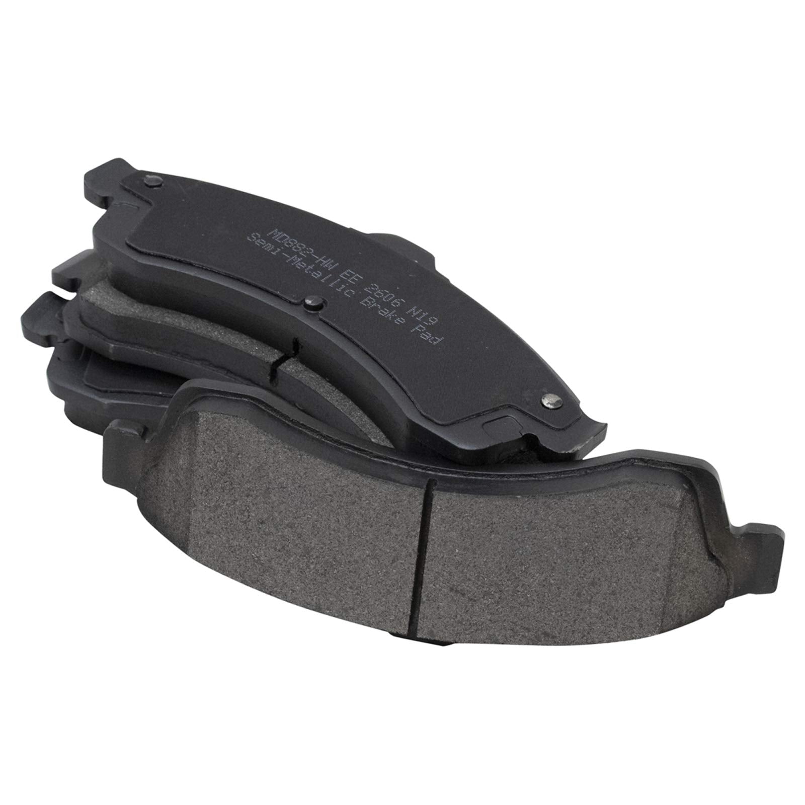 Trq Front Brake Pad & Rotor Kit Brake Pads Brake Rotor Semi-Metallic Compatible With 2004-2005 Buick Rainier 2002-2005 Chevrolet