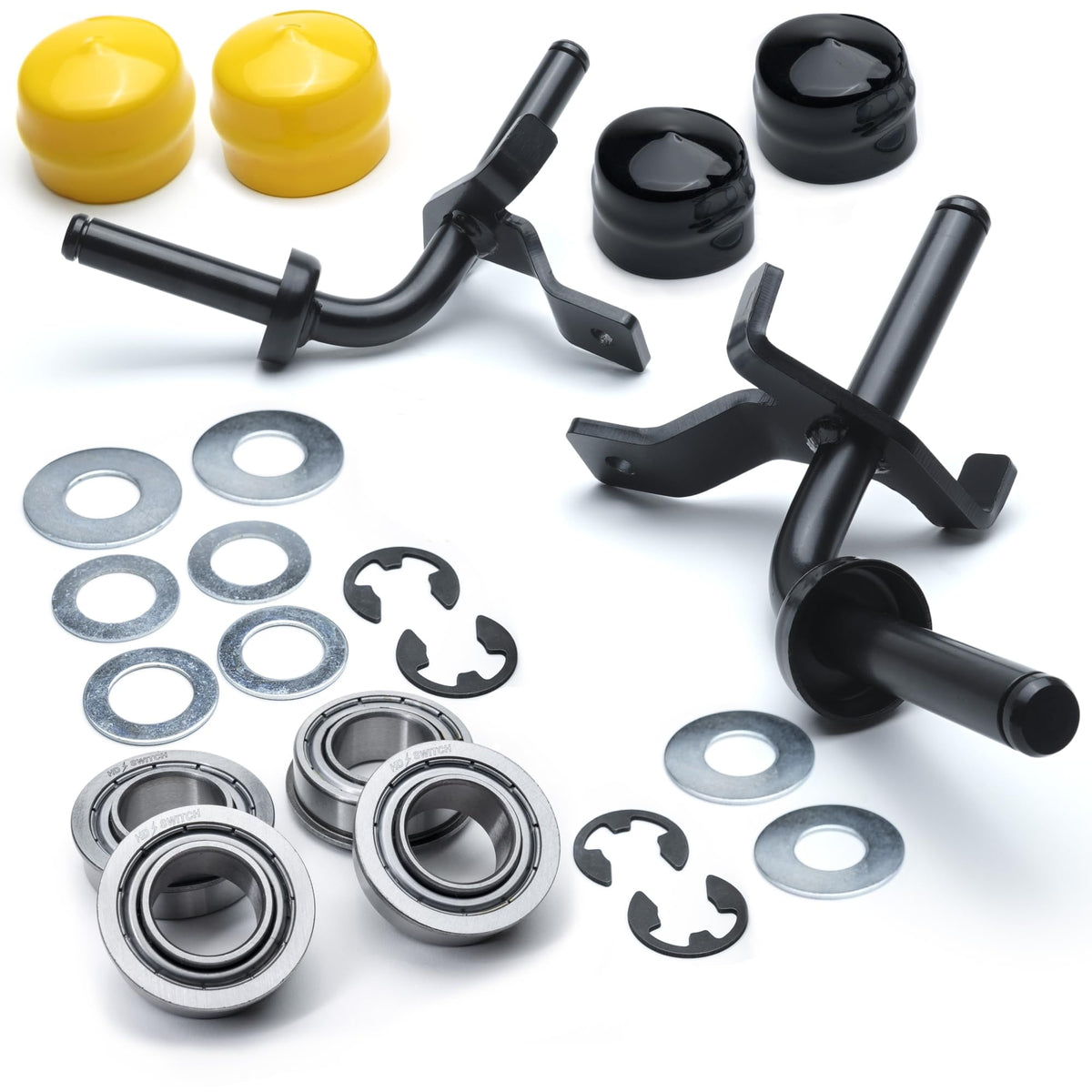 Bushing to Bearing Conversion Kit Front Wheel Axle Steering Spindles GY20047 GY20048 fits John Deere L100 L105 L107 L108 L110 L1