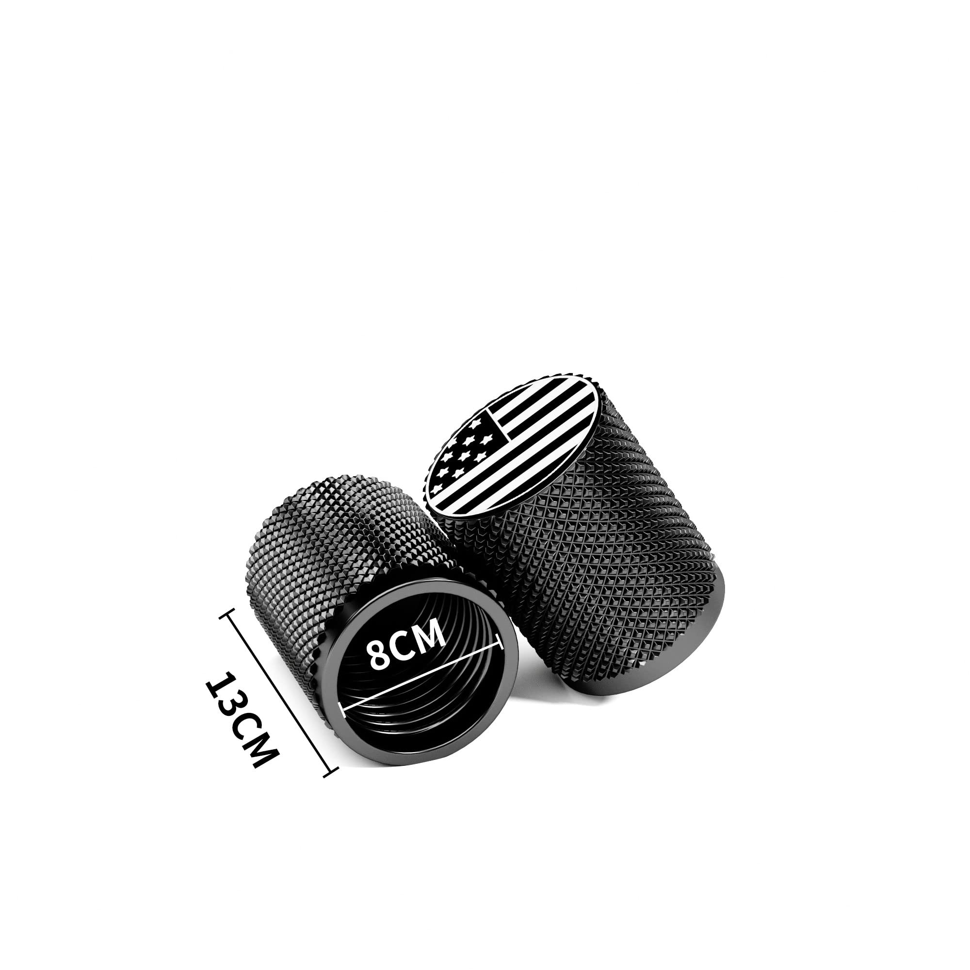 Steel Hawk Precision Cnc Machined Stainless Steel Tire Air Valve Caps, Wheel Tyre Stem Covers For Cars- 4 Pack - Rose Gold